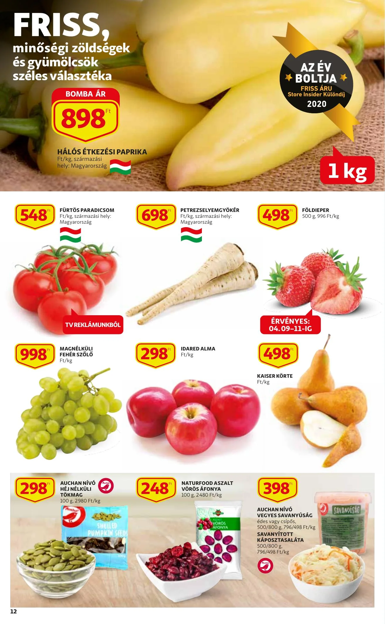 Auchan akciós újság 04.06–04.14 – 12. oldal