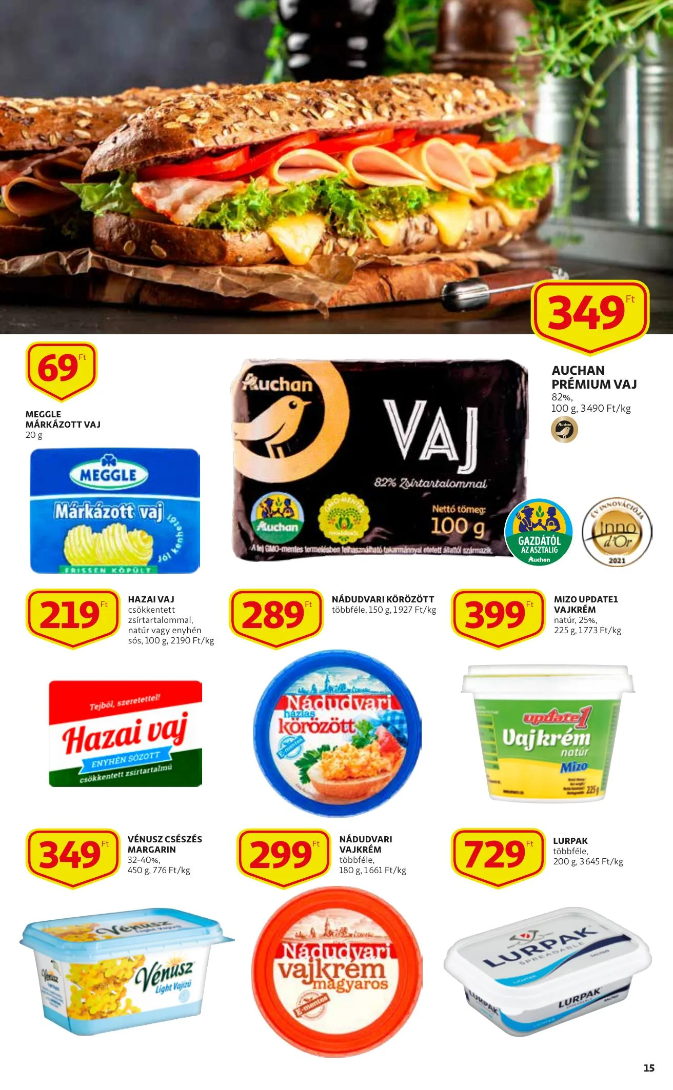 Auchan akciós újság 04.06–04.14 – 15. oldal