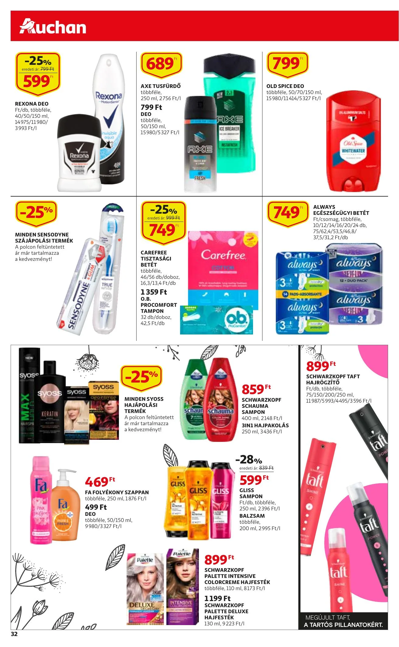 Auchan akciós újság 04.06–04.14 – 32. oldal