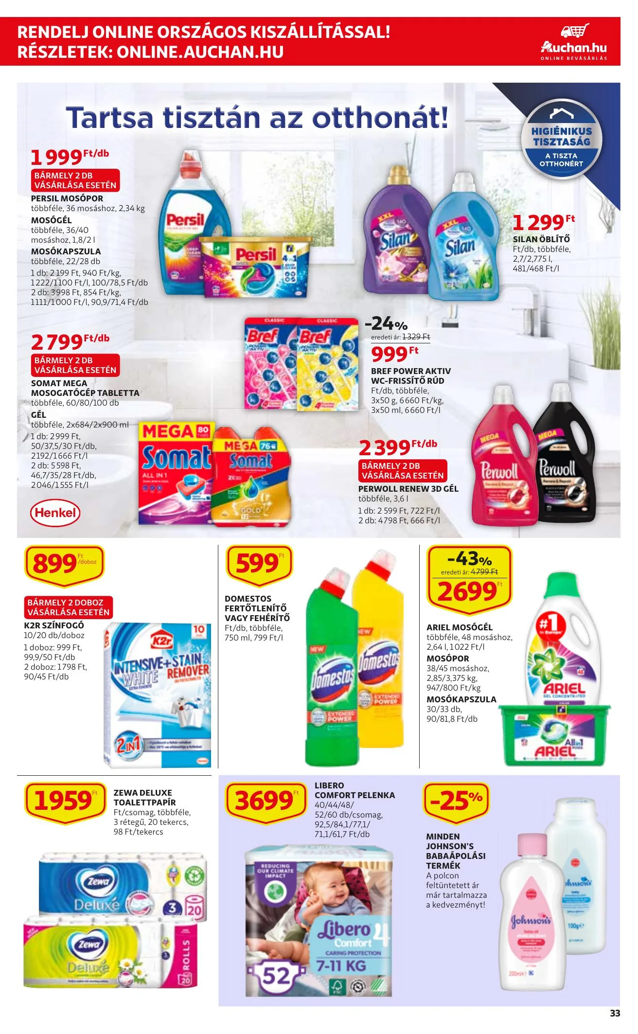Auchan akciós újság 04.06–04.14 – 33. oldal