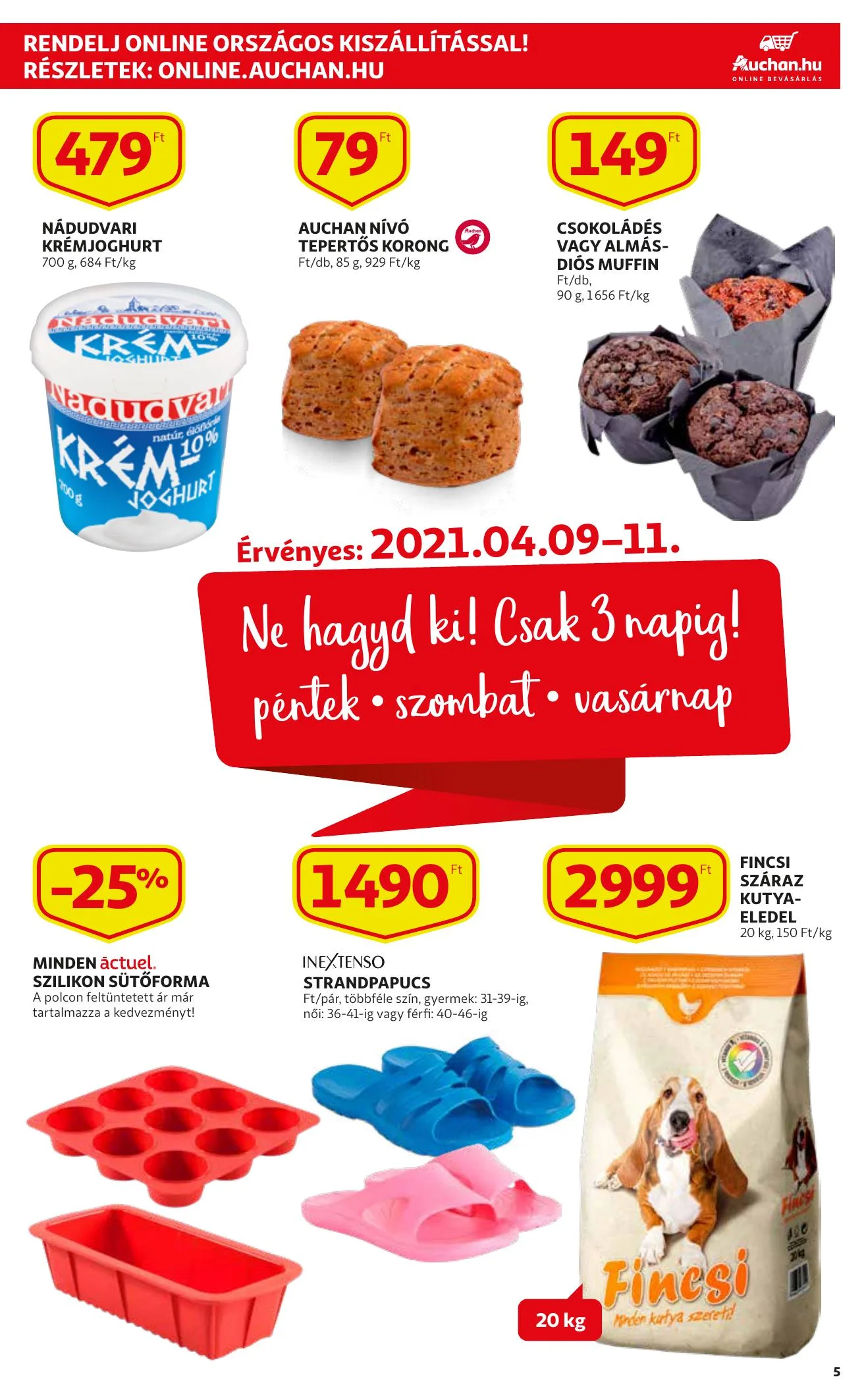 Auchan akciós újság 04.06–04.14 – 5. oldal