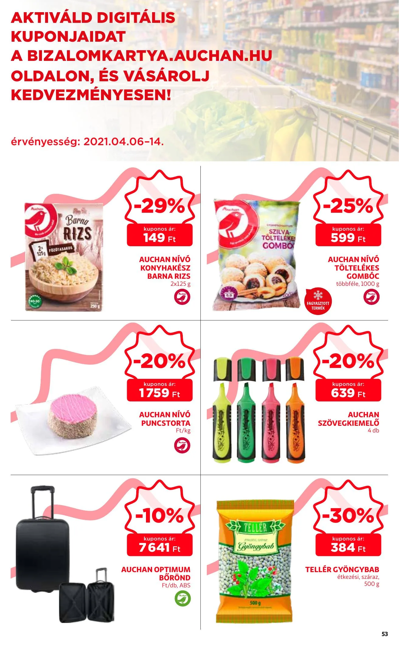 Auchan akciós újság 04.06–04.14 – 53. oldal