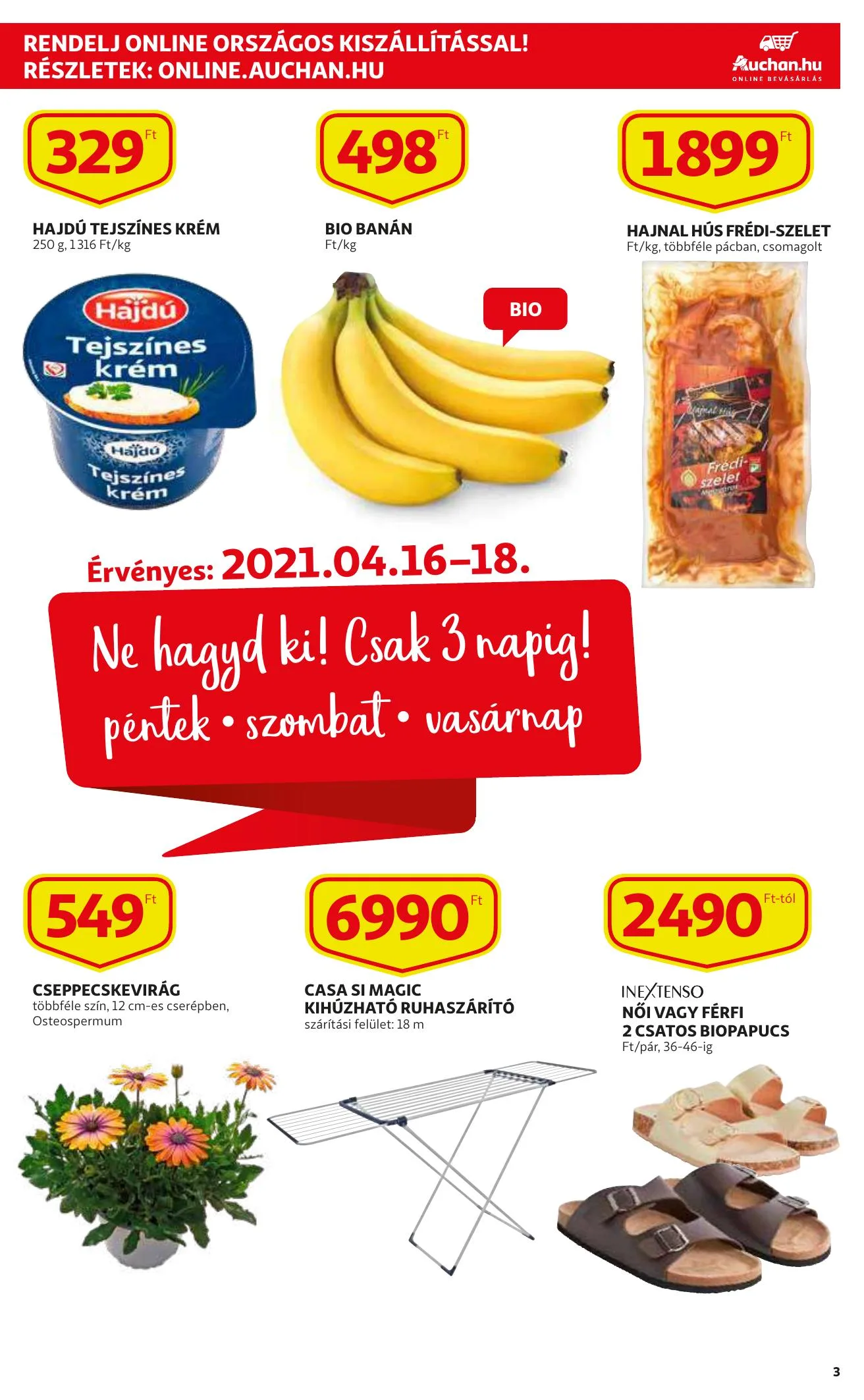 Auchan akciós újság 04.15–04.21 – 3. oldal