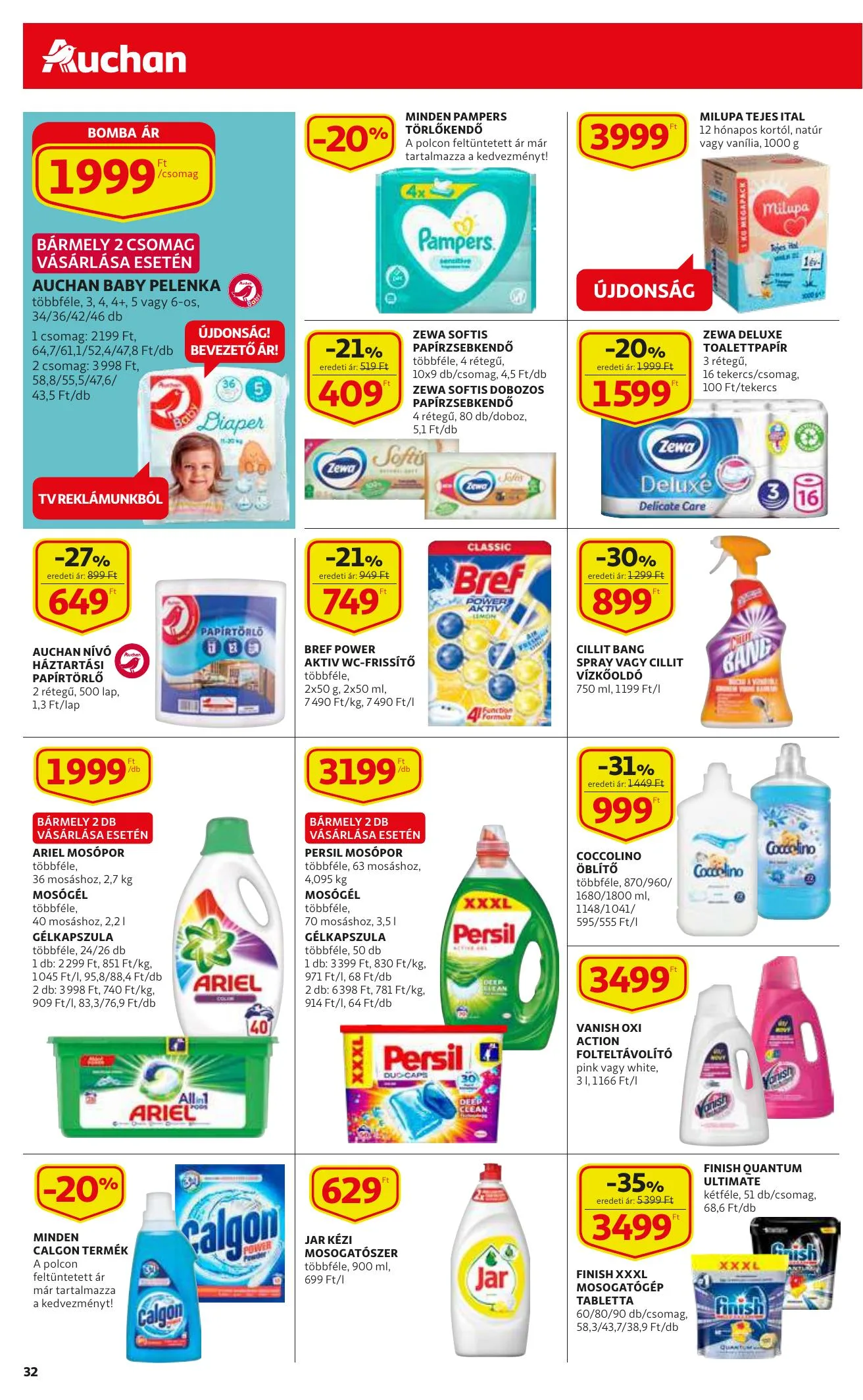 Auchan akciós újság 04.15–04.21 – 32. oldal