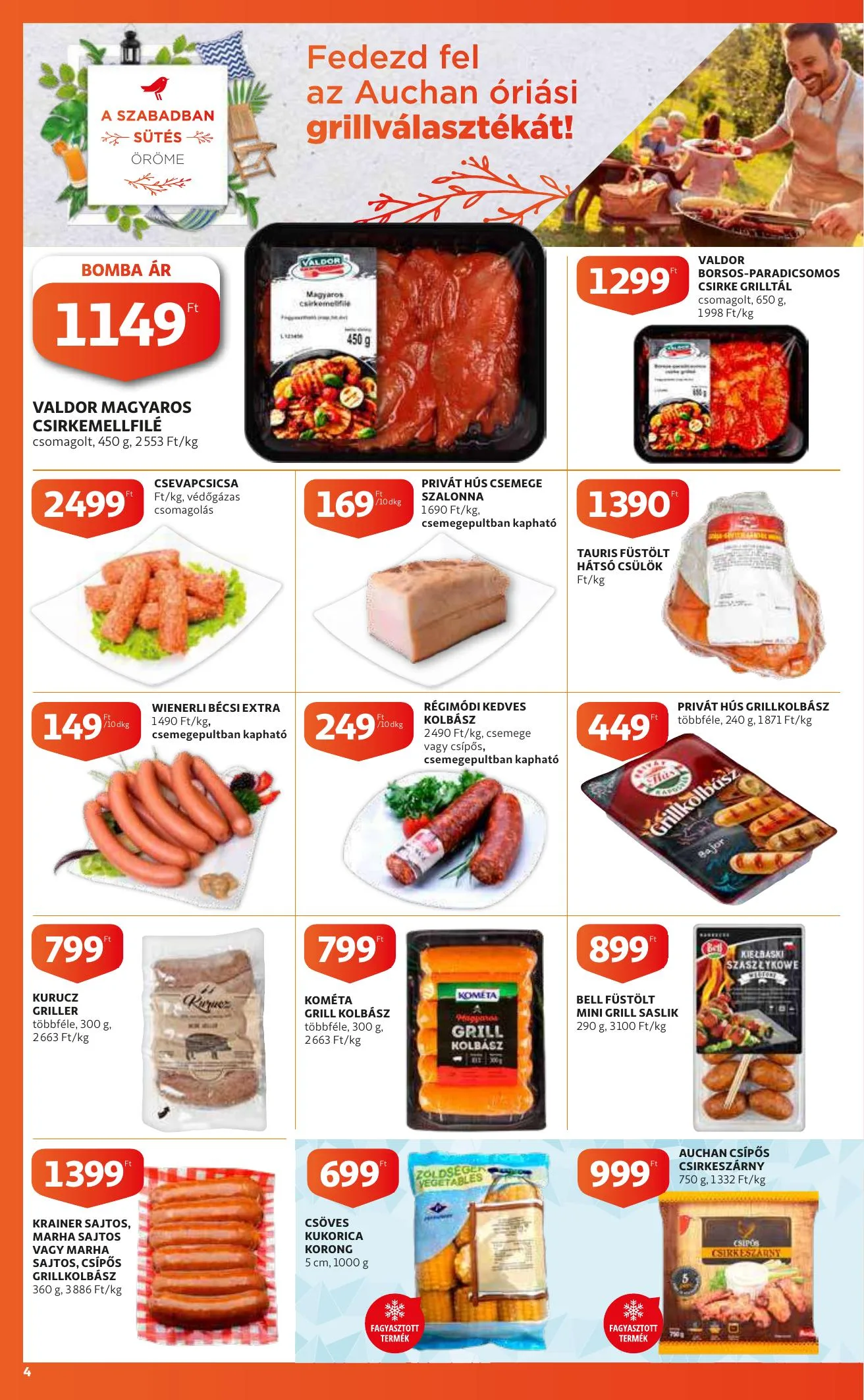 Auchan akciós újság 04.15–04.21 – 4. oldal