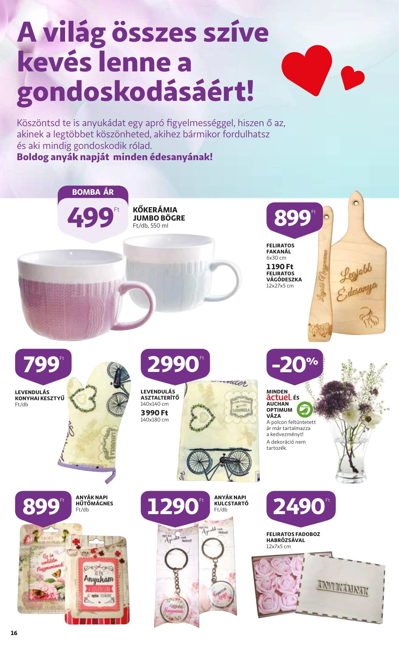 Auchan akciós újság 04.22–04.28 – 16. oldal
