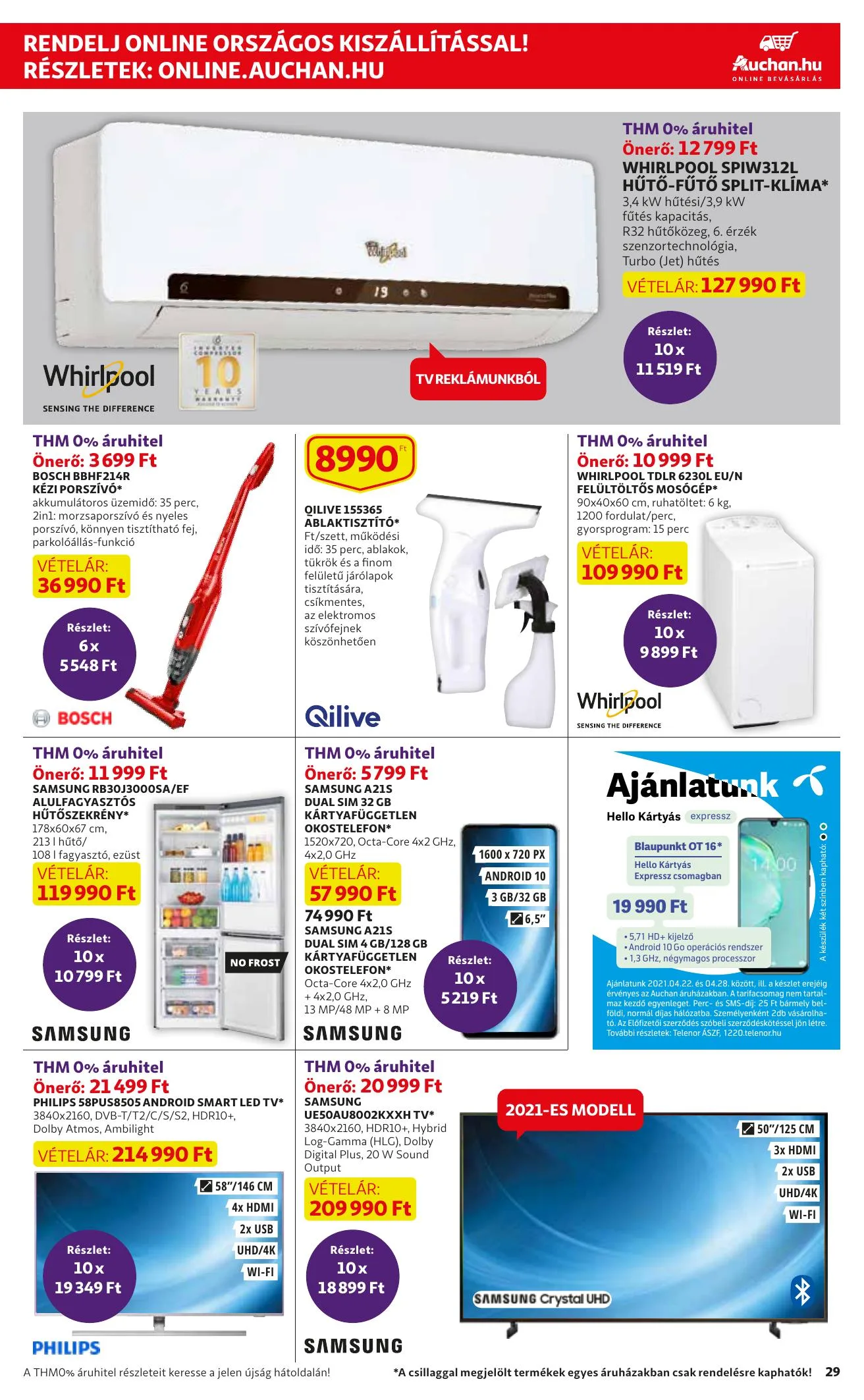Auchan akciós újság 04.22–04.28 – 29. oldal