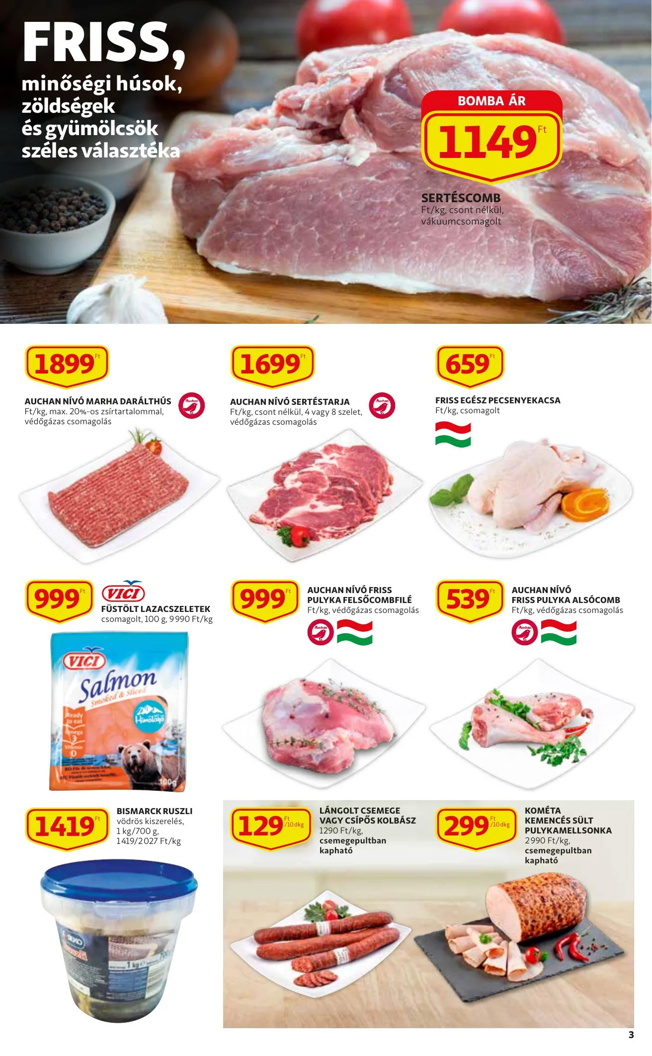 Auchan akciós újság 04.22–04.28 – 3. oldal
