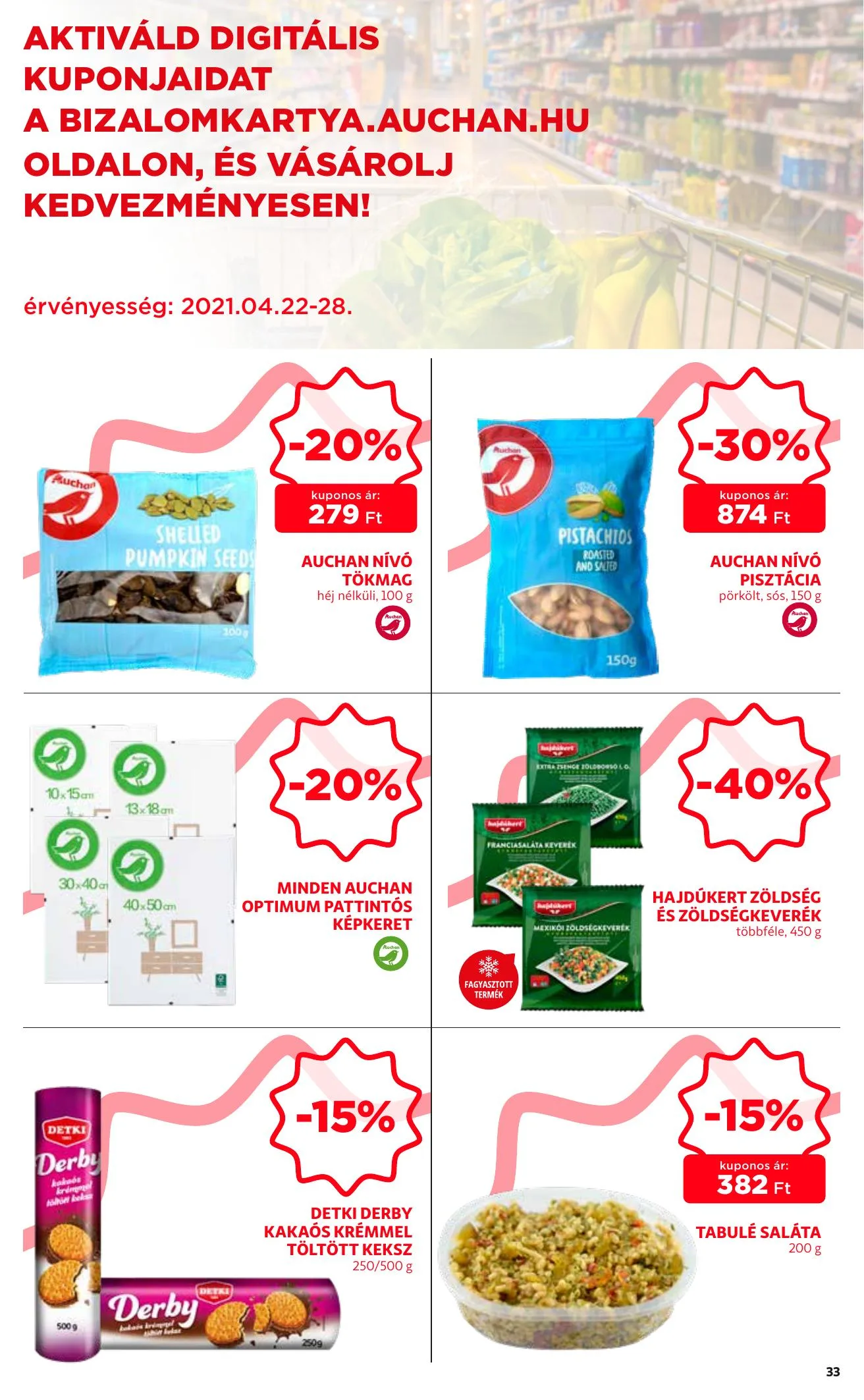 Auchan akciós újság 04.22–04.28 – 33. oldal
