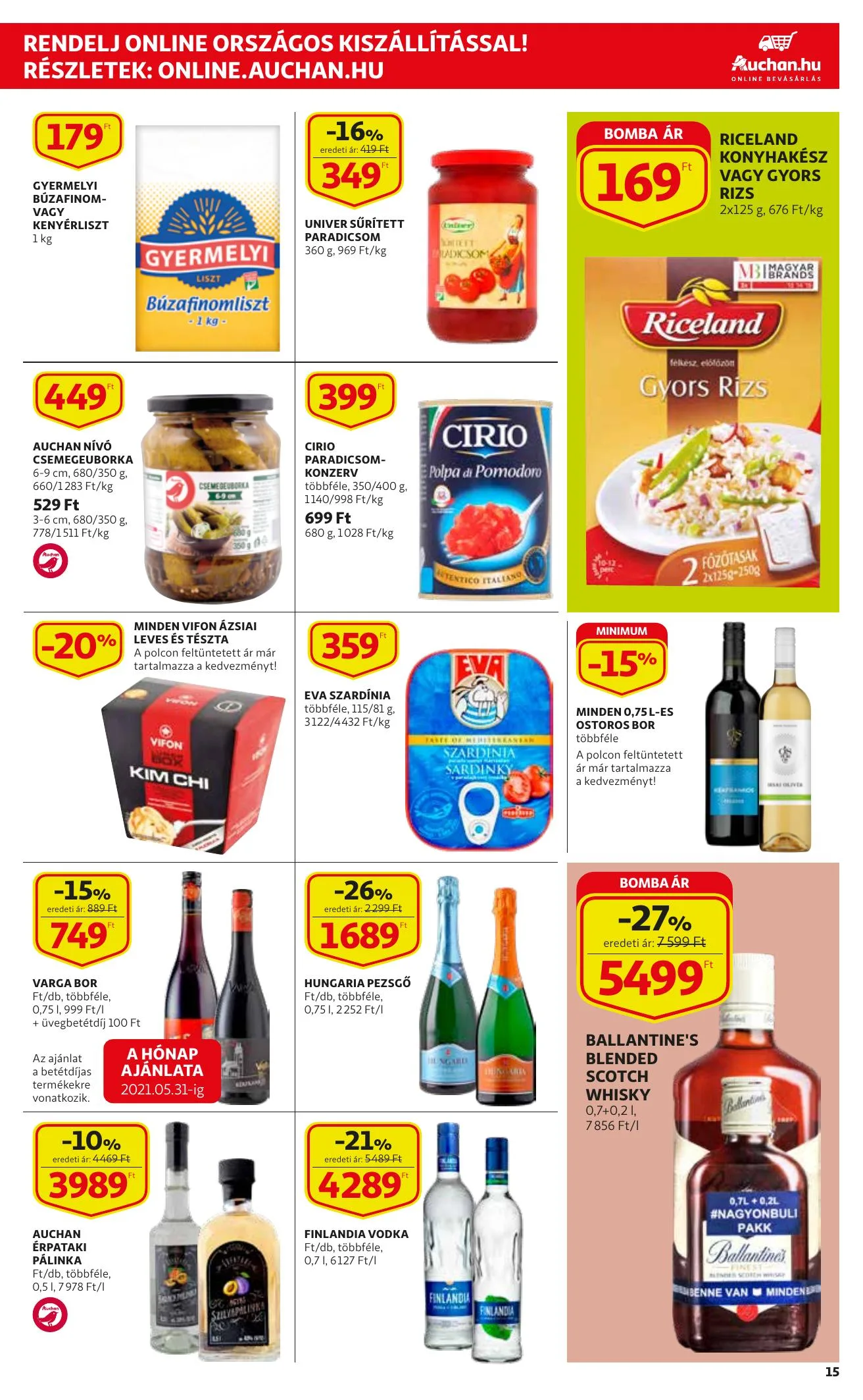 Auchan akciós újság 04.29–05.05 – 15. oldal