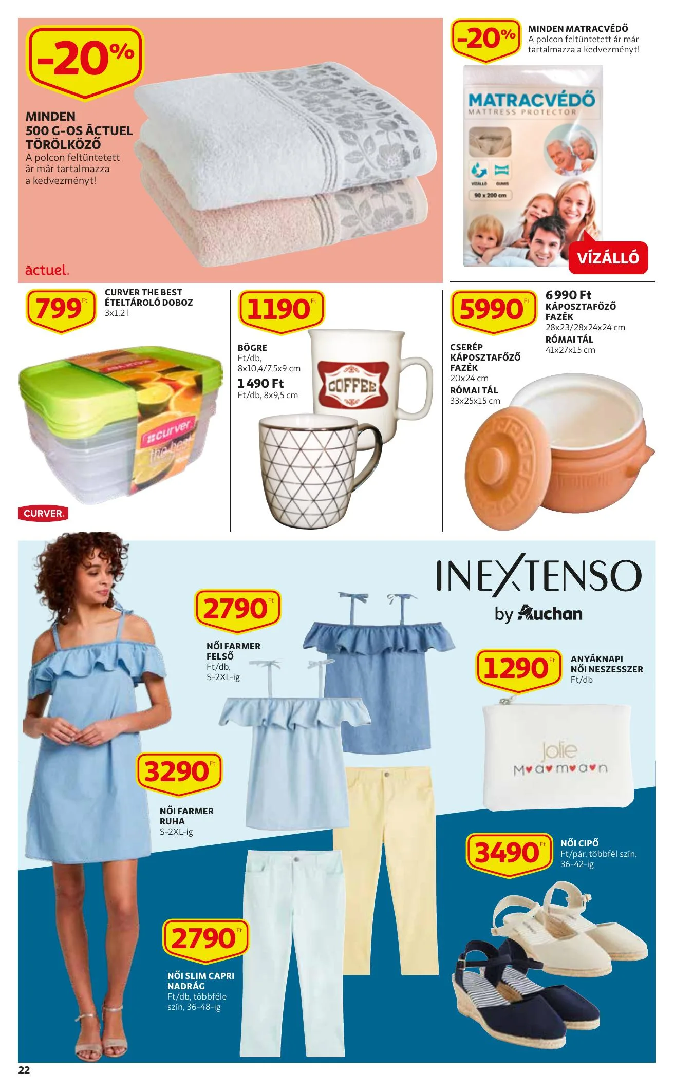 Auchan akciós újság 04.29–05.05 – 22. oldal