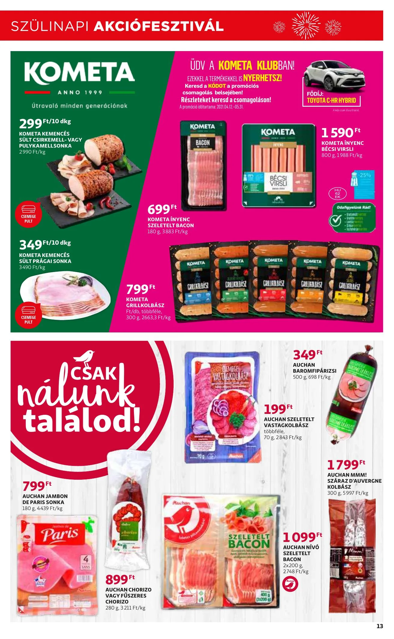 Auchan akciós újság 05.06–05.12 – 13. oldal