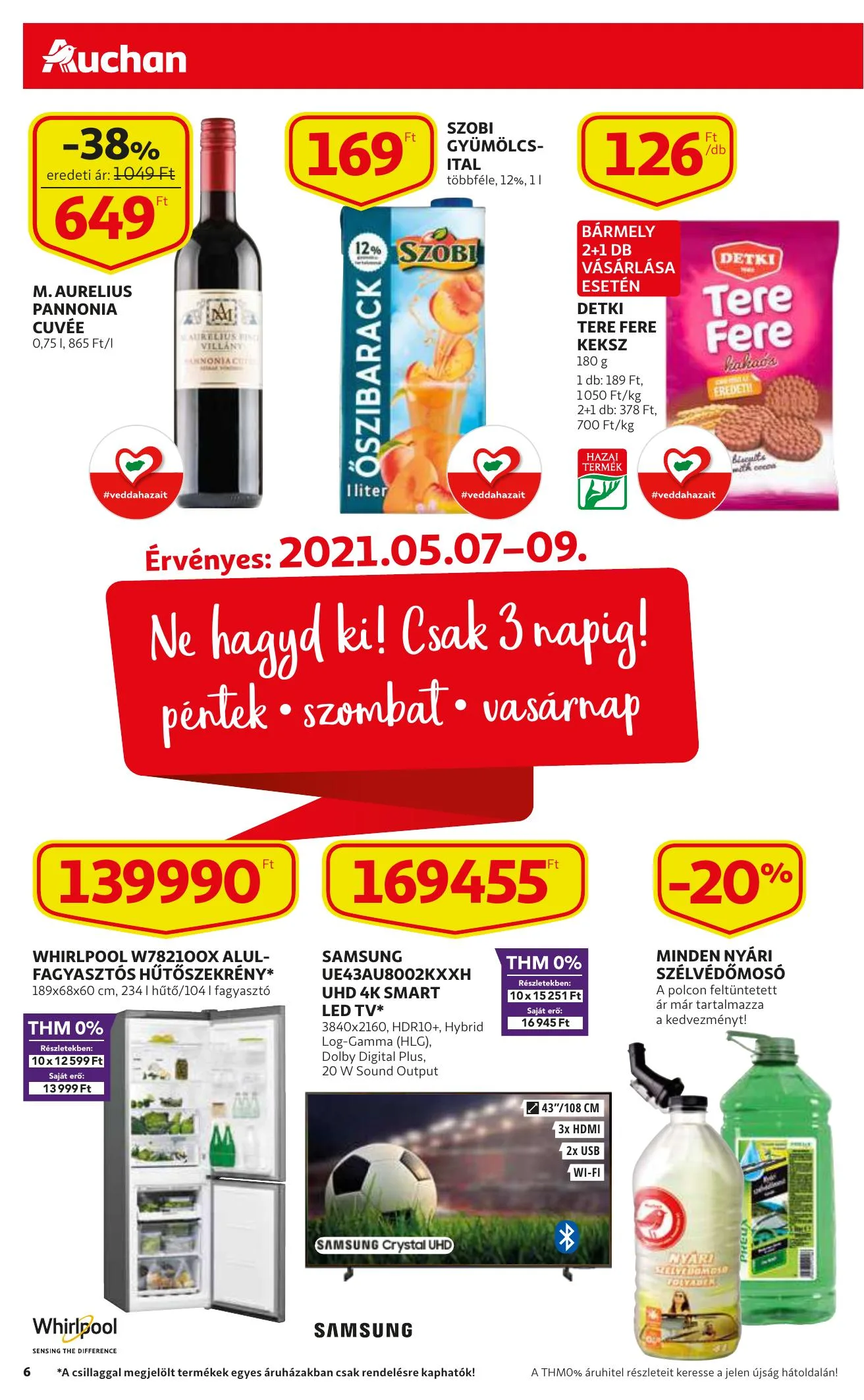 Auchan akciós újság 05.06–05.12 – 6. oldal