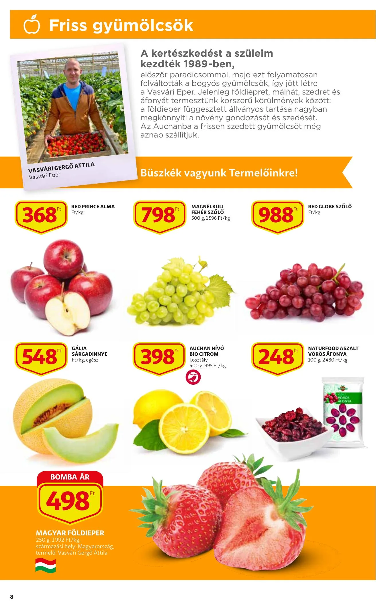 Auchan akciós újság 05.06–05.19 – 8. oldal