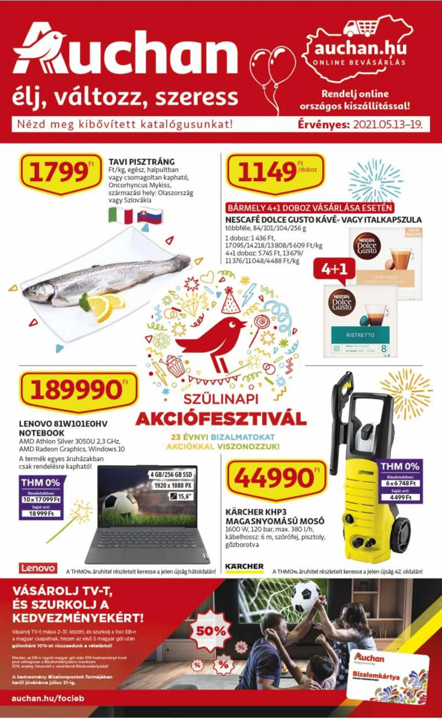 Auchan akciós újság 05.13–05.19