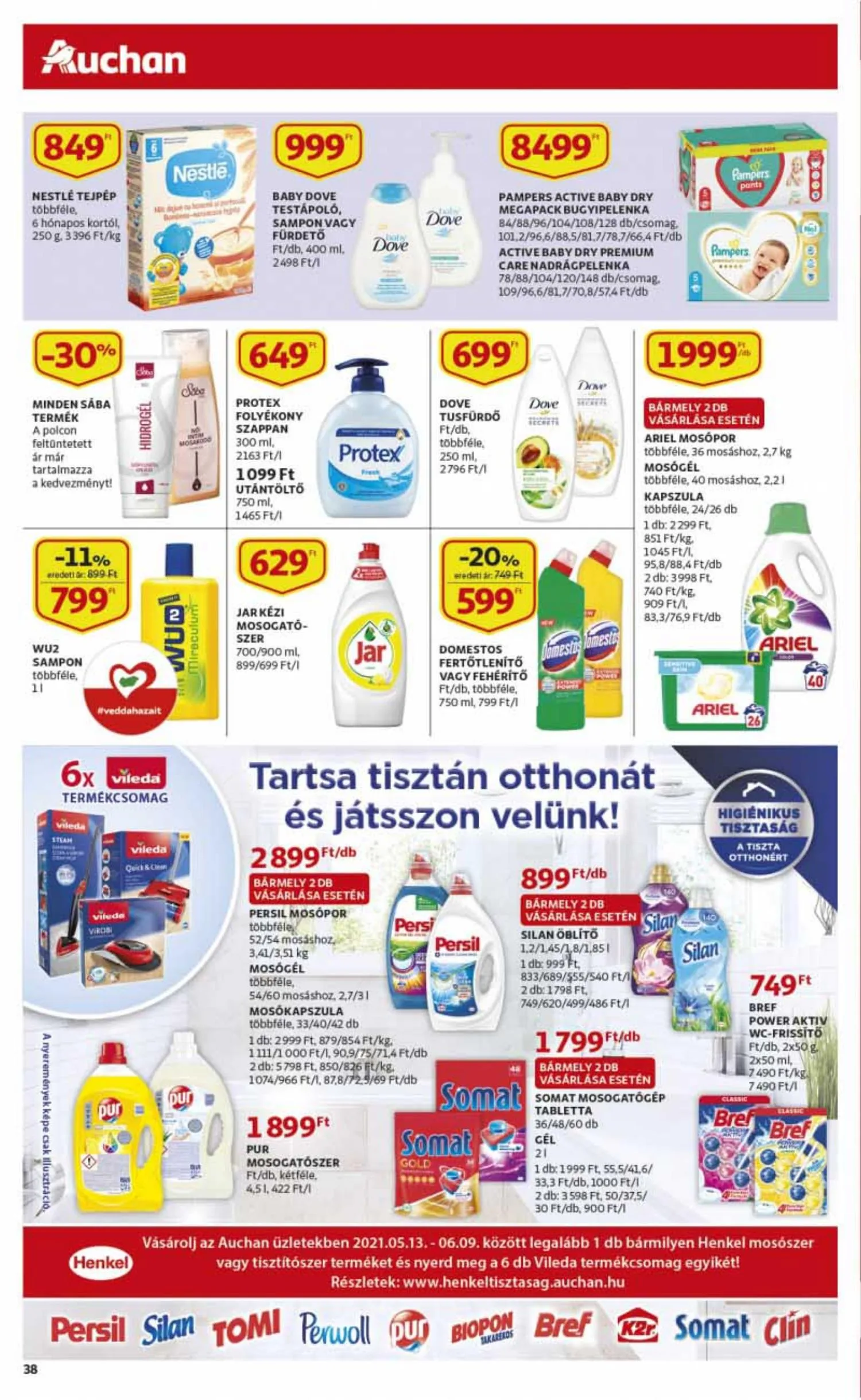 Auchan akciós újság 05.13–05.19 – 38. oldal