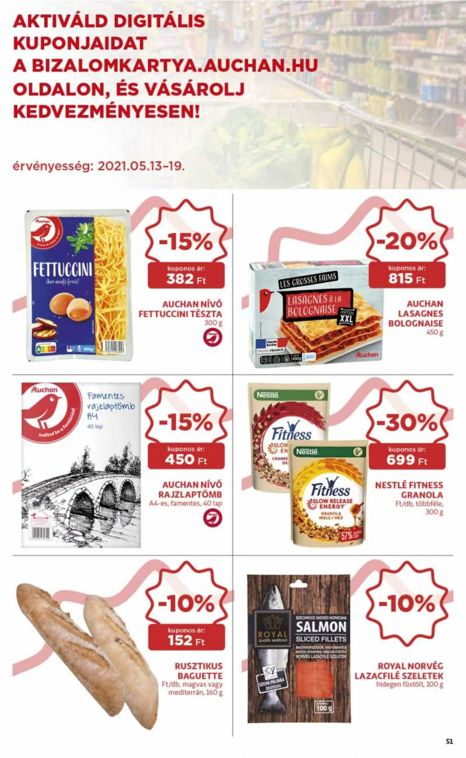 Auchan akciós újság 05.13–05.19 – 51. oldal