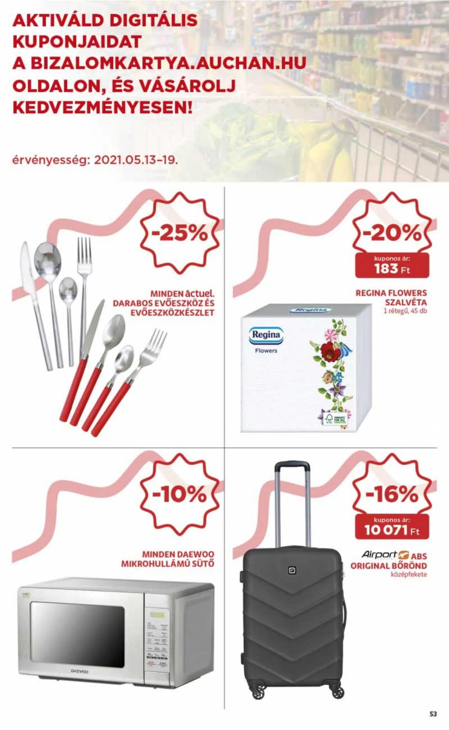 Auchan akciós újság 05.13–05.19 – 53. oldal