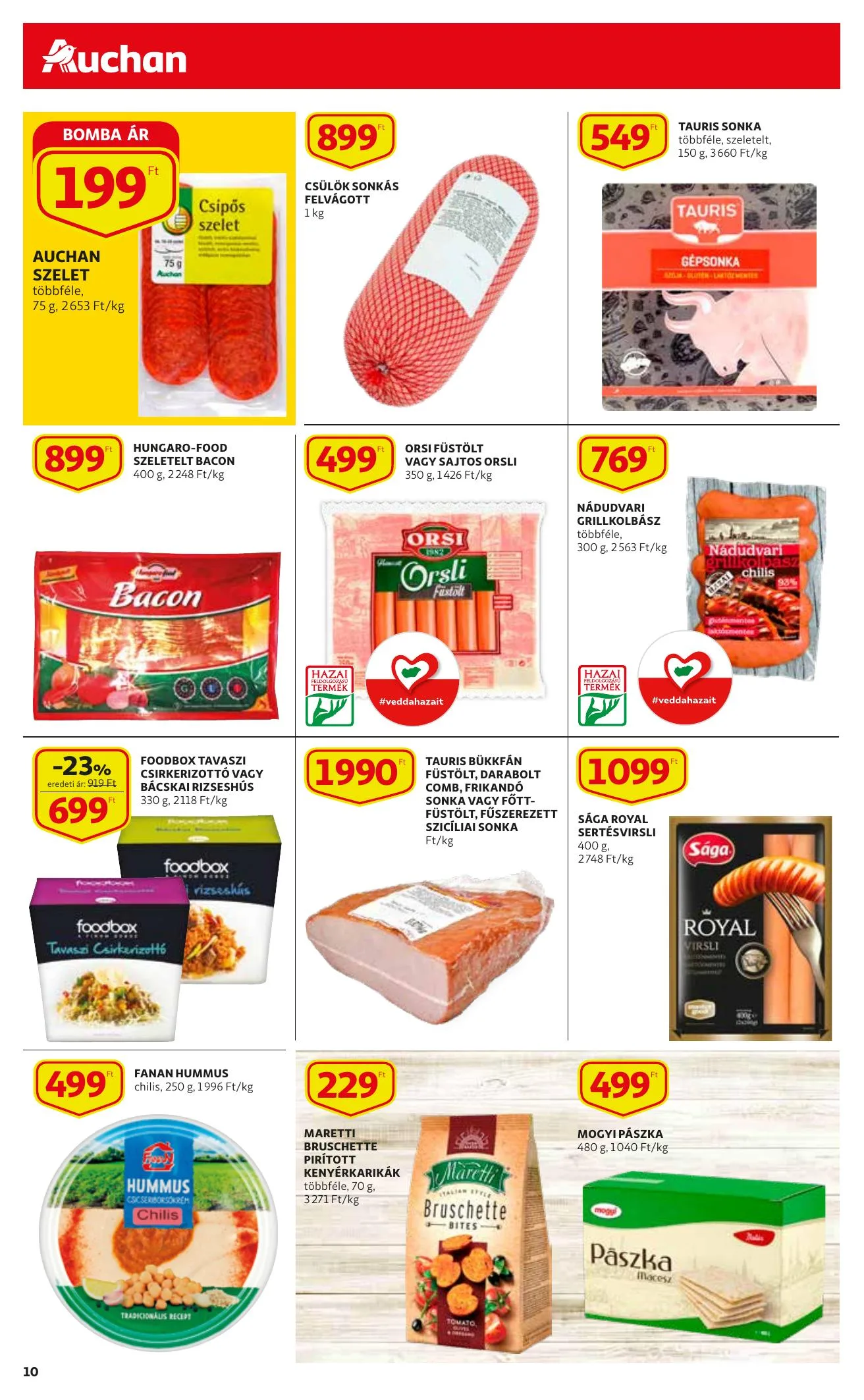 Auchan akciós újság 05.20–05.26 – 10. oldal