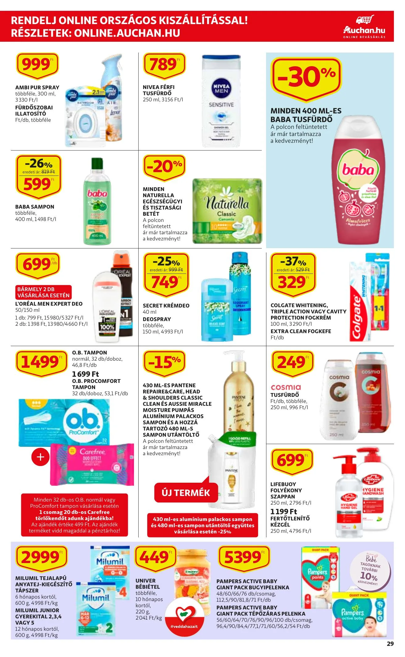Auchan akciós újság 05.20–05.26 – 29. oldal