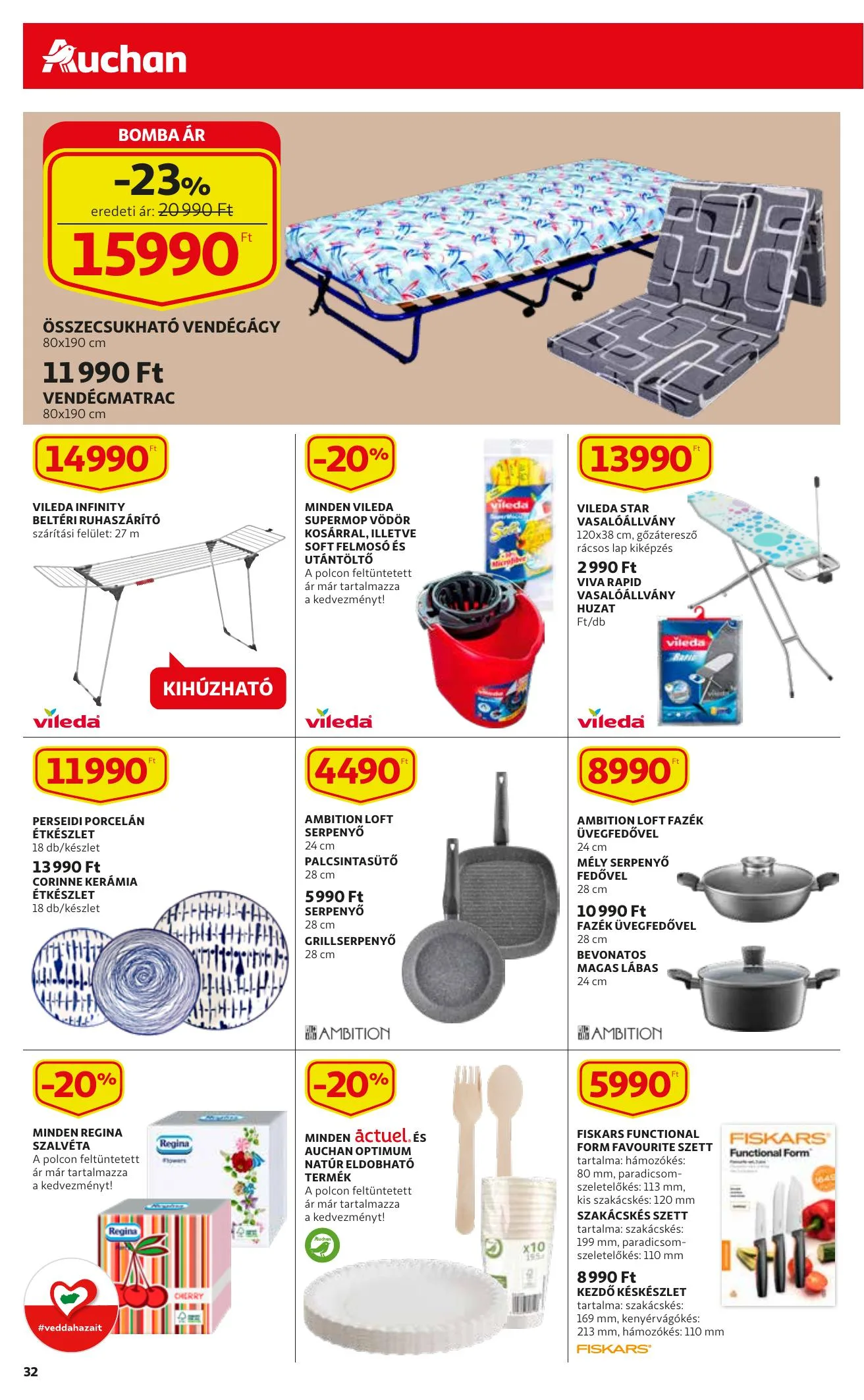 Auchan akciós újság 05.20–05.26 – 32. oldal