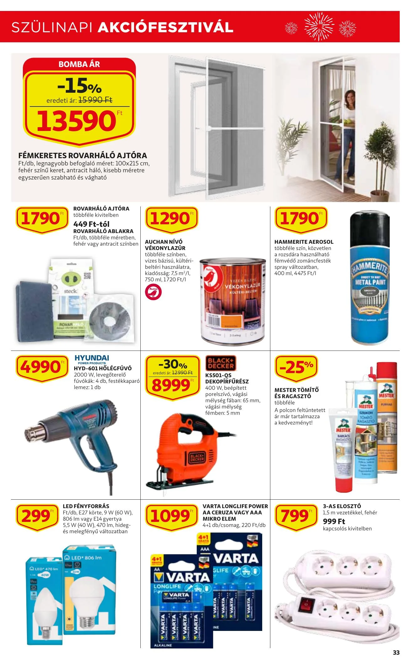 Auchan akciós újság 05.20–05.26 – 33. oldal
