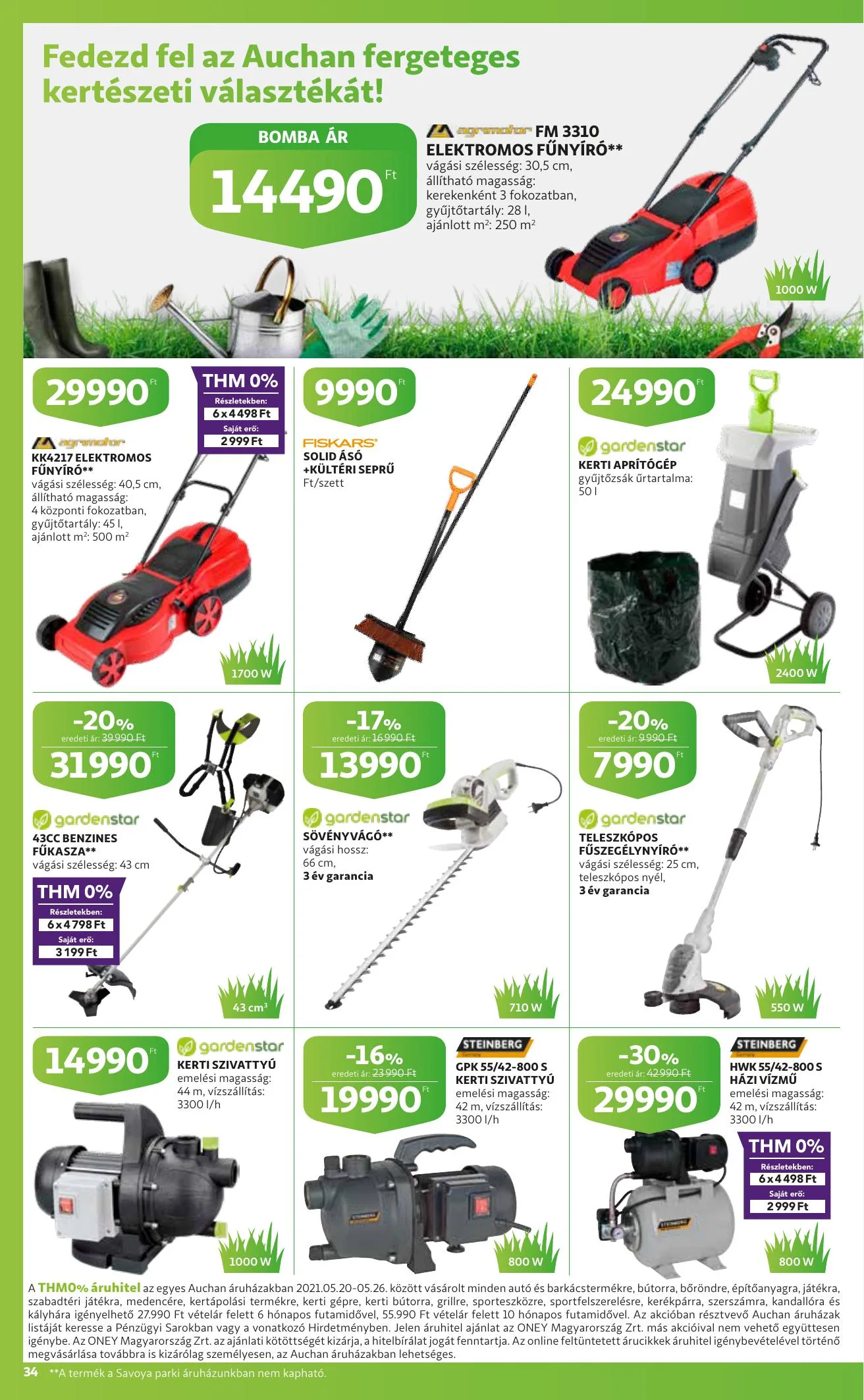 Auchan akciós újság 05.20–05.26 – 34. oldal