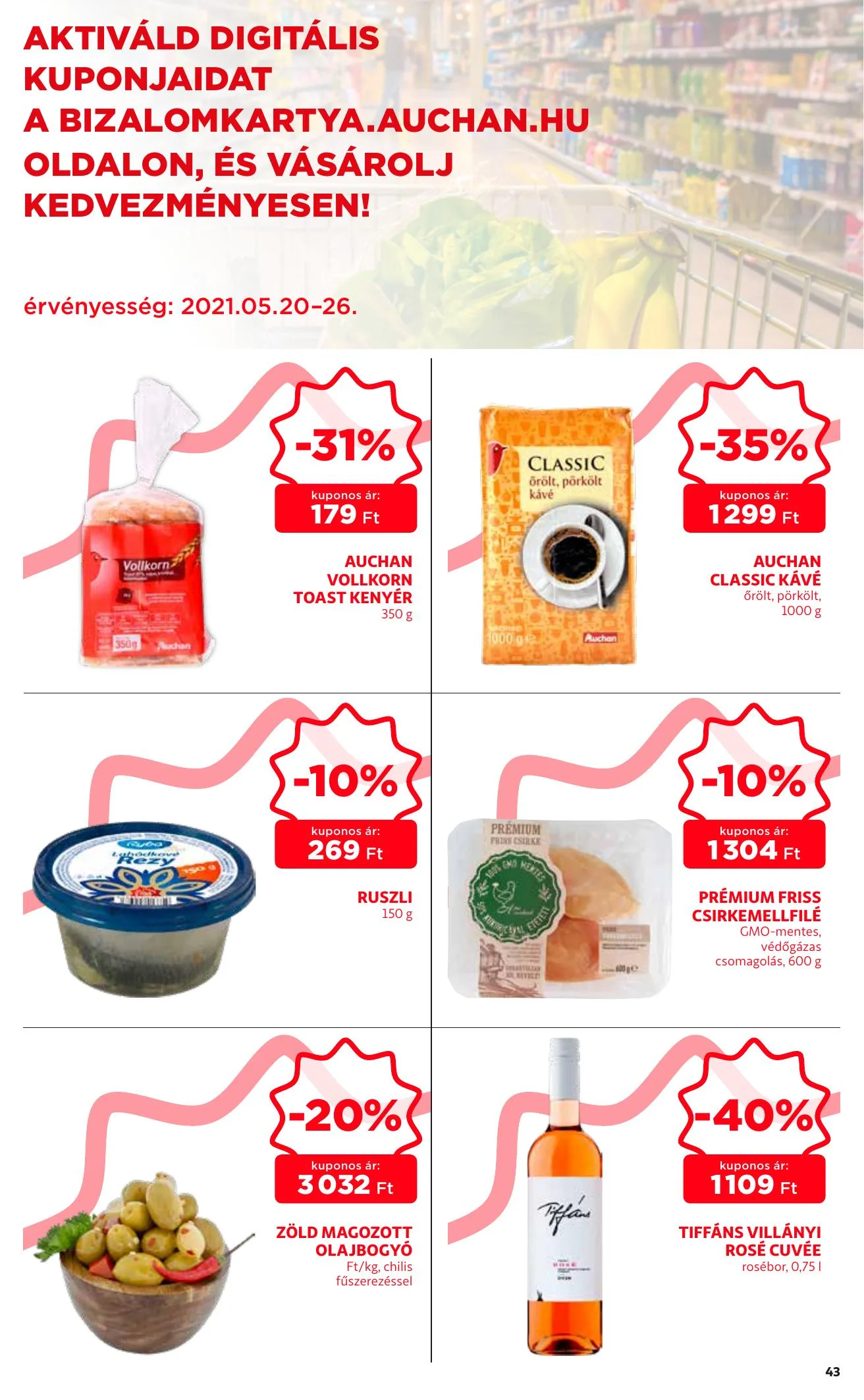 Auchan akciós újság 05.20–05.26 – 43. oldal