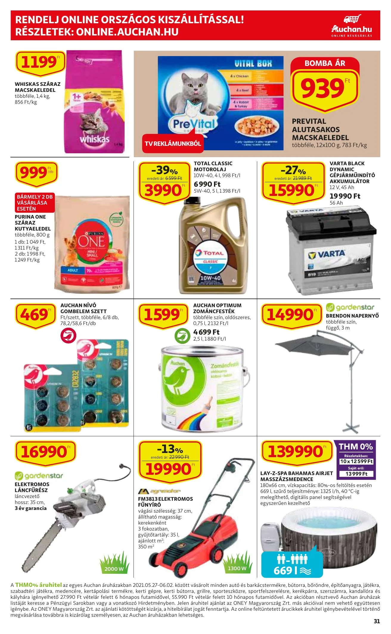 Auchan akciós újság 05.27–06.02 – 31. oldal