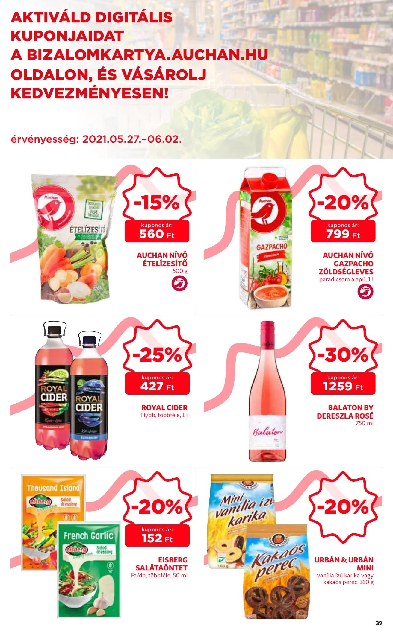 Auchan akciós újság 05.27–06.02 – 39. oldal