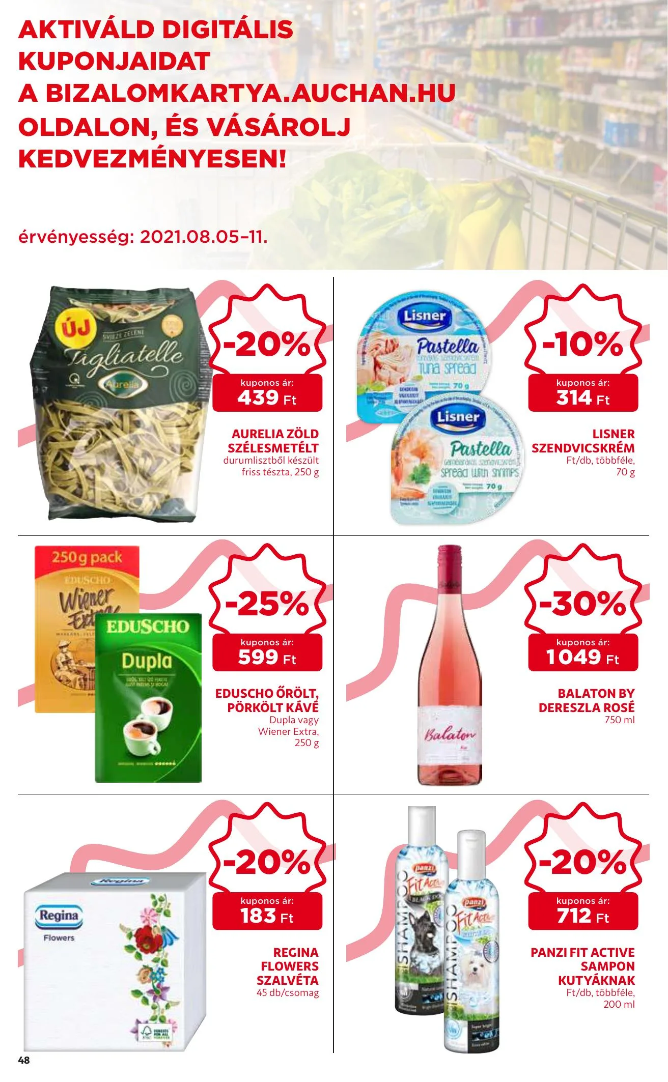 Auchan akciós újság 08.05–08.11 – 48. oldal