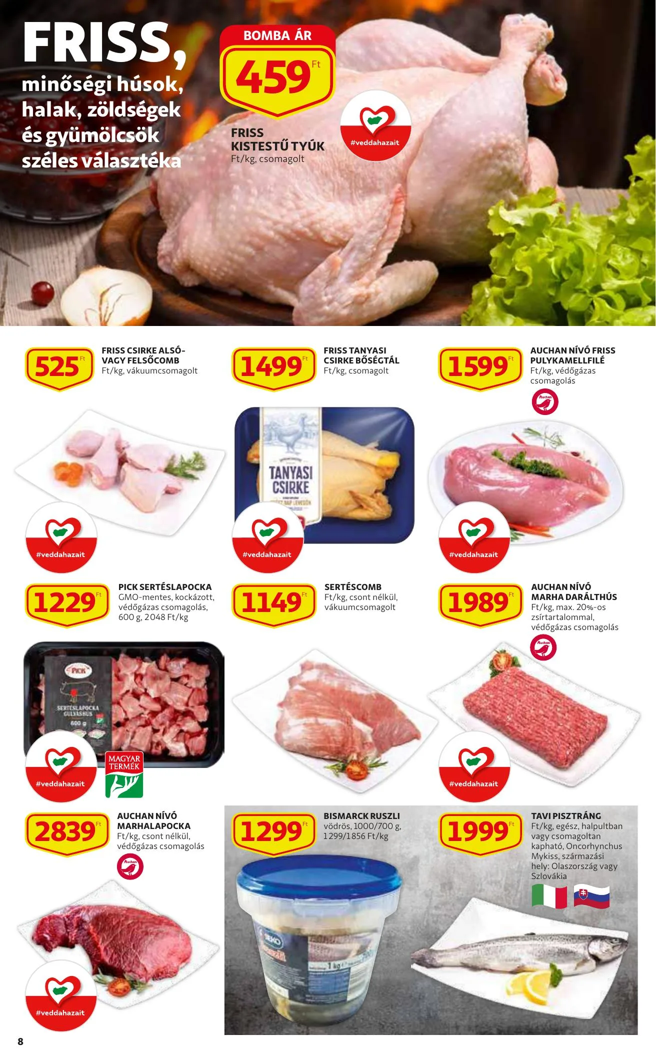Auchan akciós újság 08.05–08.11 – 8. oldal