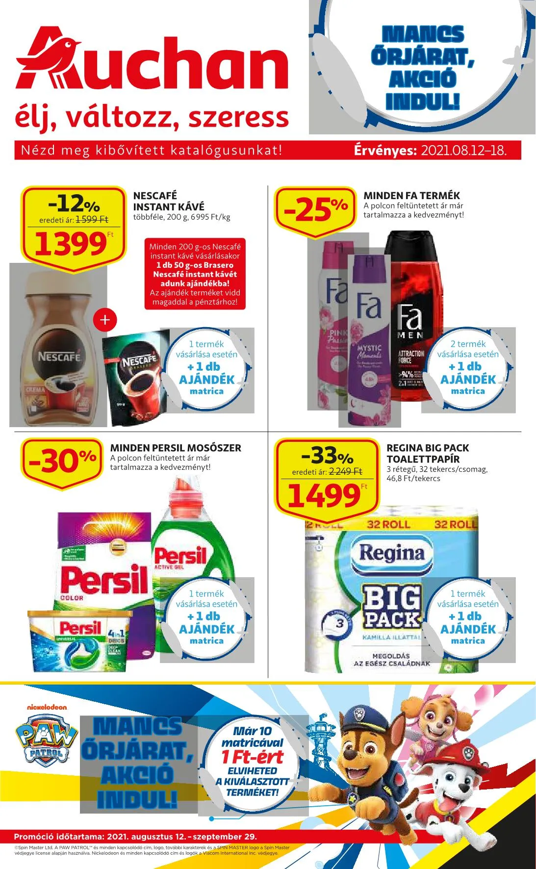 Auchan akciós újság 08.12–08.18