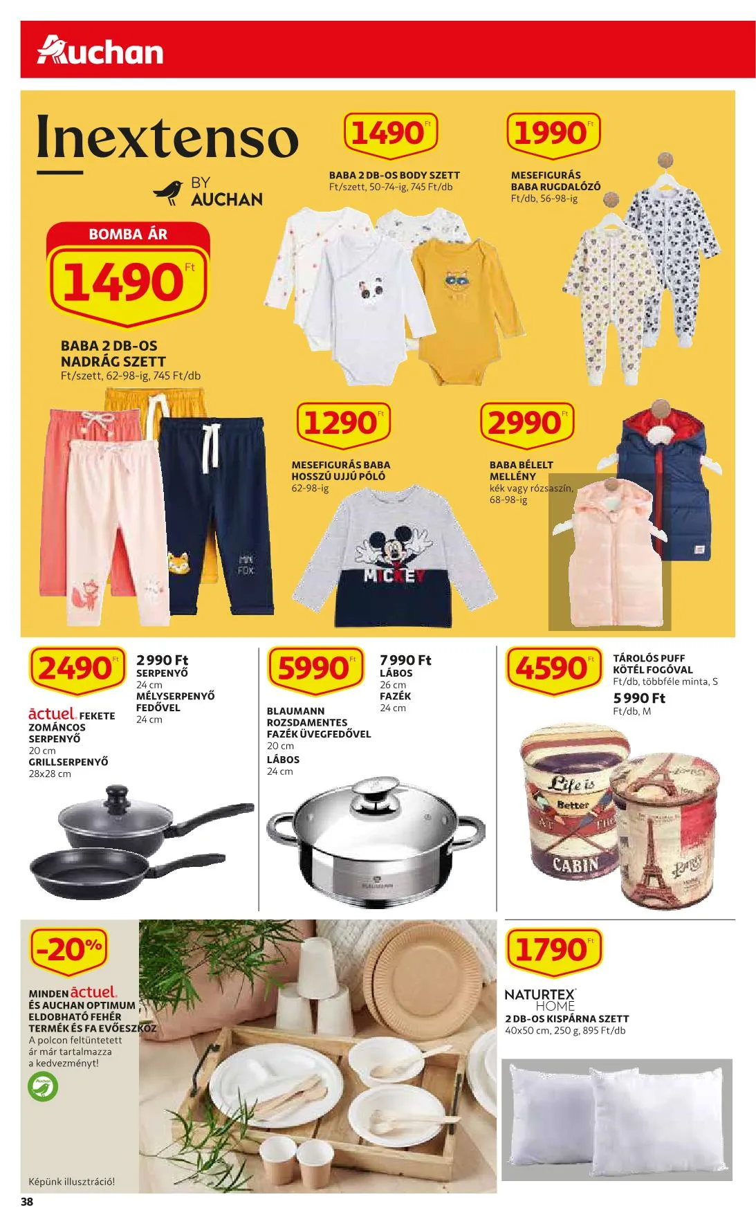 Auchan akciós újság 08.12–08.18 – 38. oldal