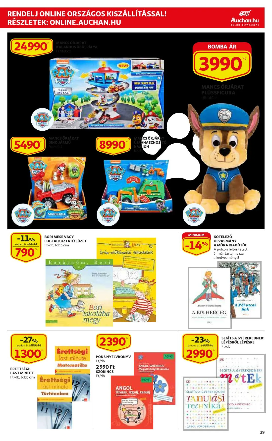 Auchan akciós újság 08.12–08.18 – 39. oldal