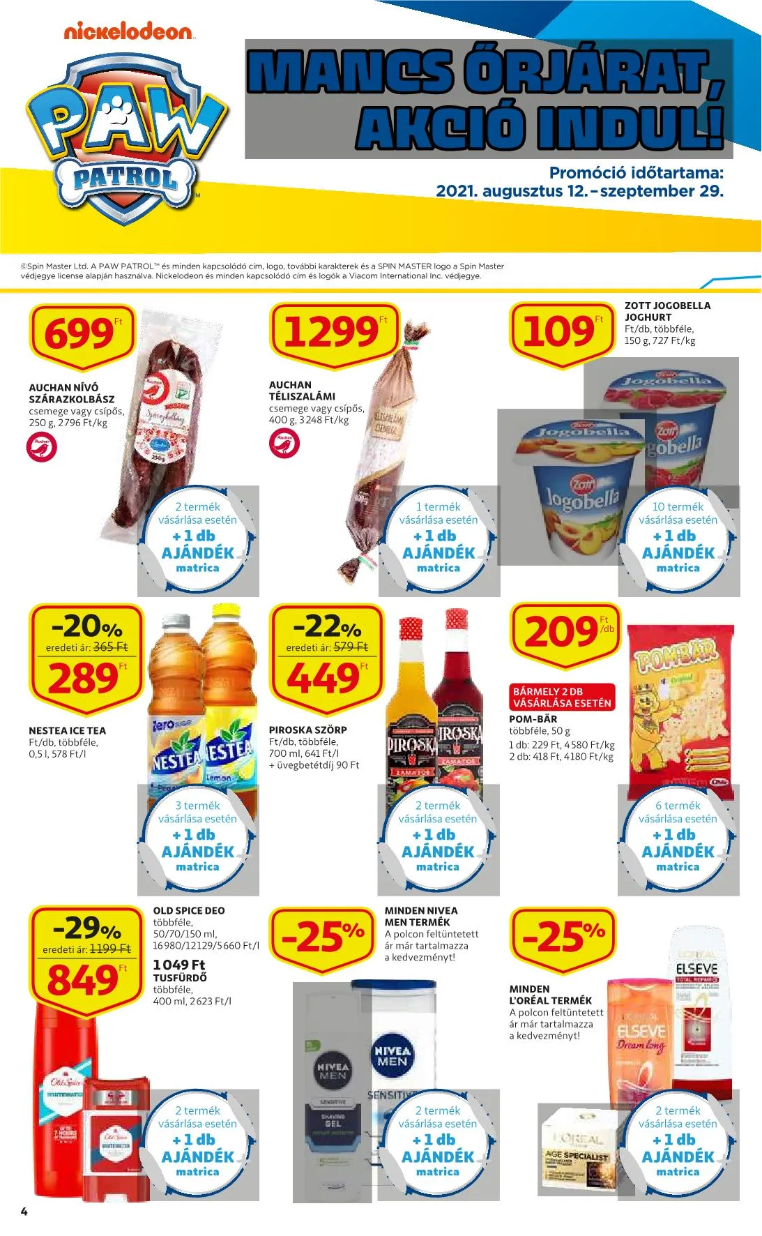 Auchan akciós újság 08.12–08.18 – 4. oldal