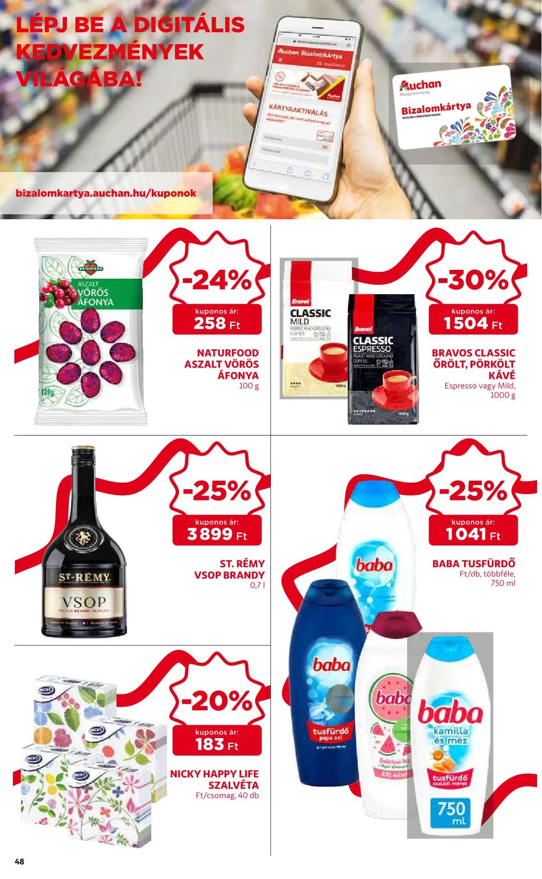 Auchan akciós újság 08.12–08.18 – 48. oldal