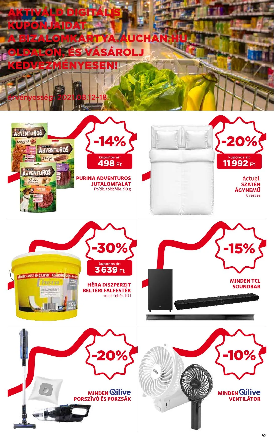 Auchan akciós újság 08.12–08.18 – 49. oldal