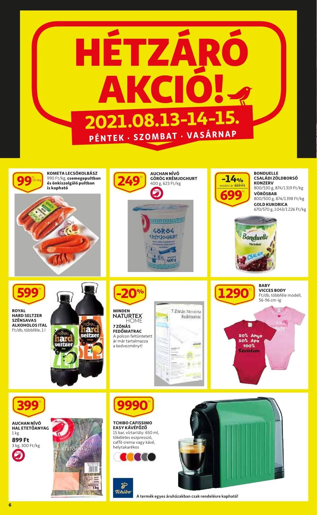 Auchan akciós újság 08.12–08.18 – 6. oldal
