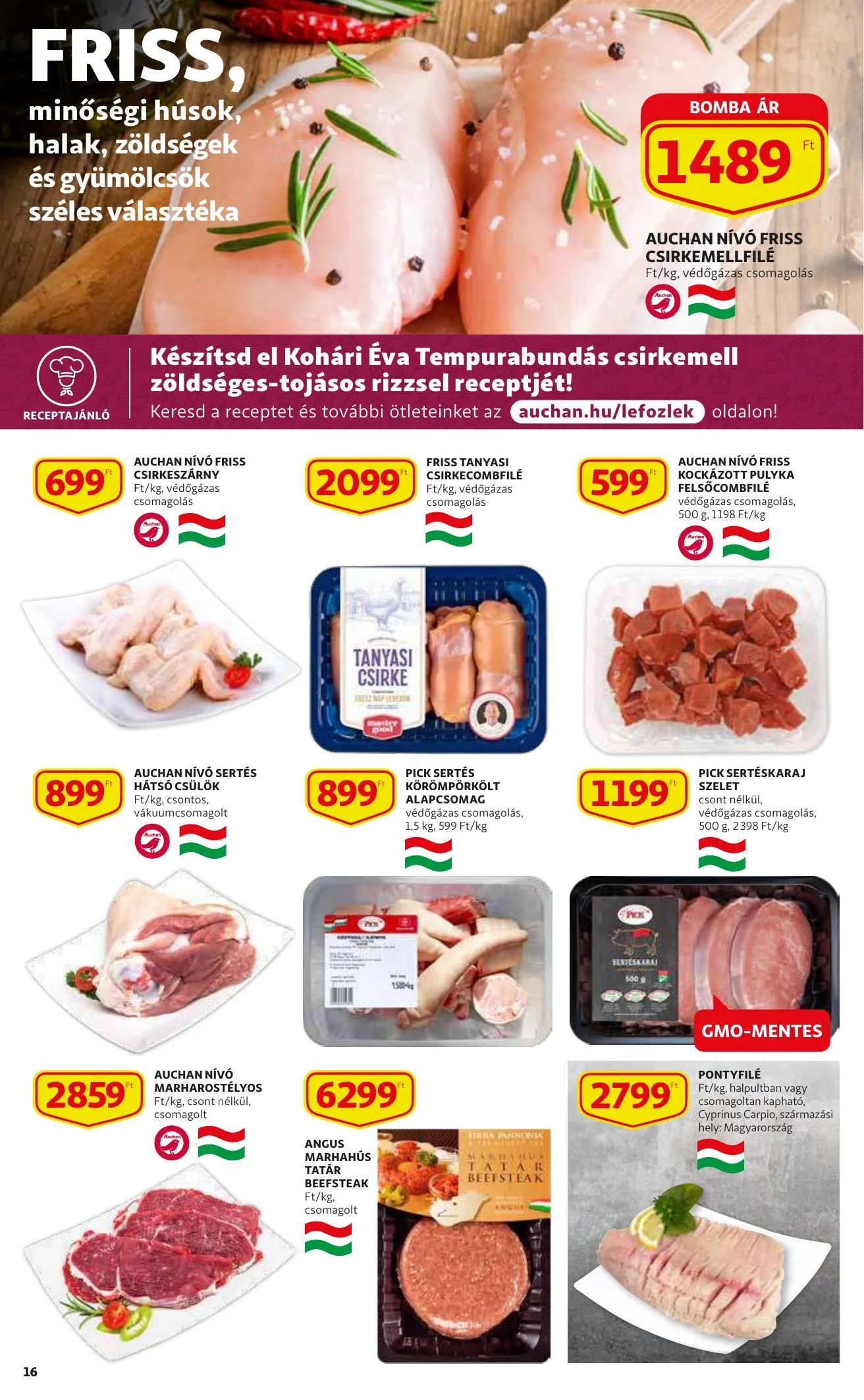 Auchan akciós újság 08.19–08.25 – 16. oldal