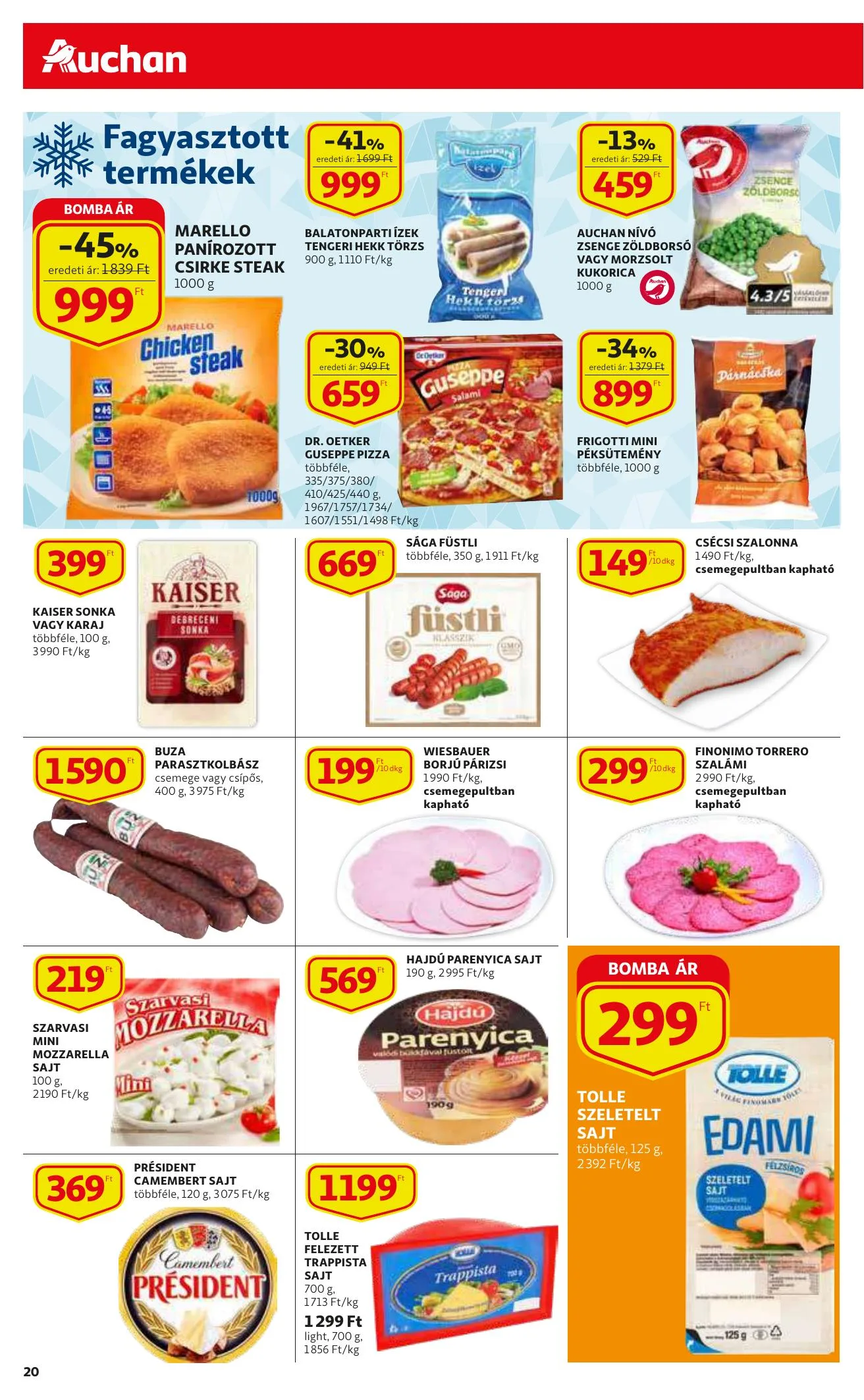Auchan akciós újság 08.19–08.25 – 20. oldal