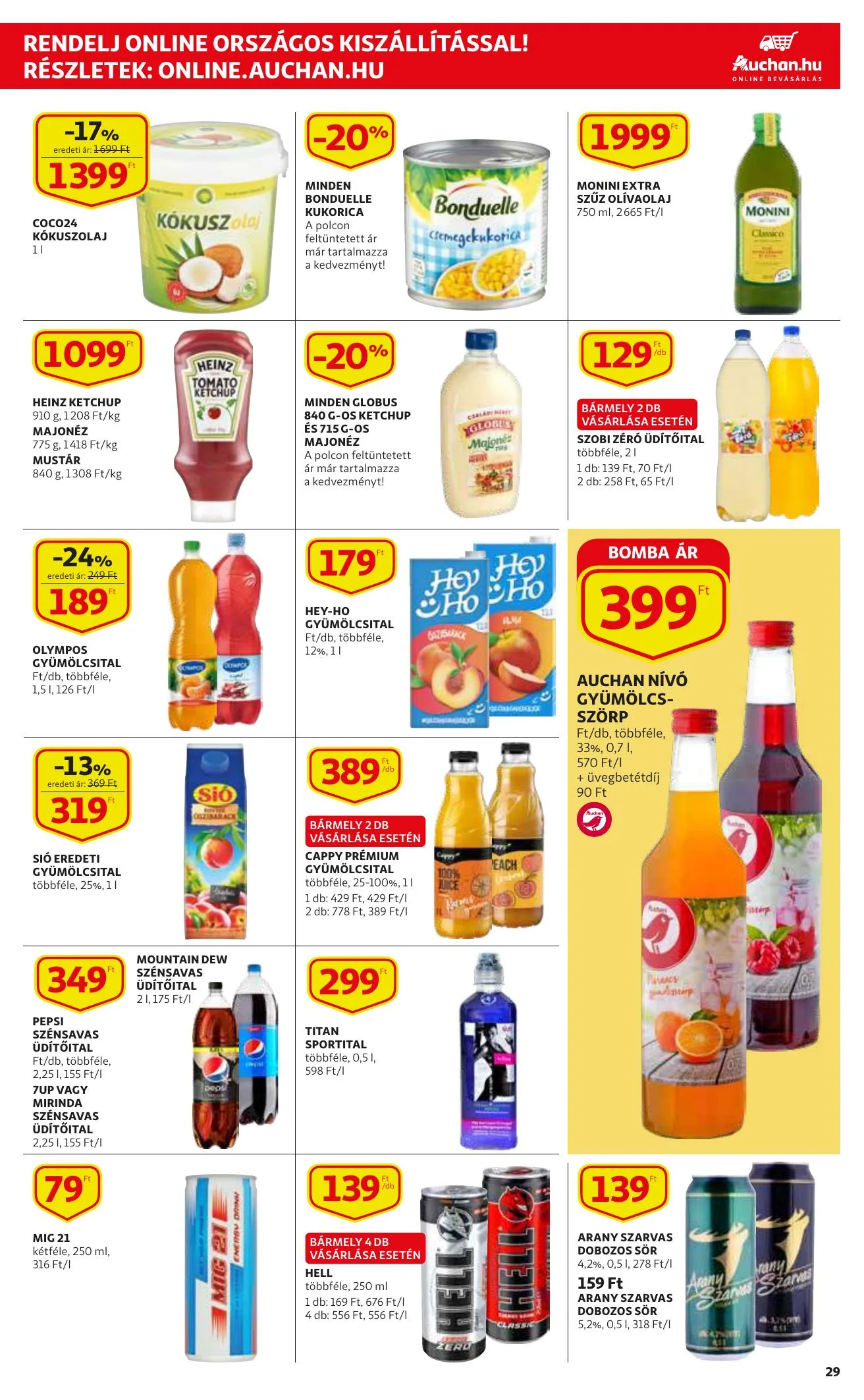 Auchan akciós újság 08.19–08.25 – 29. oldal