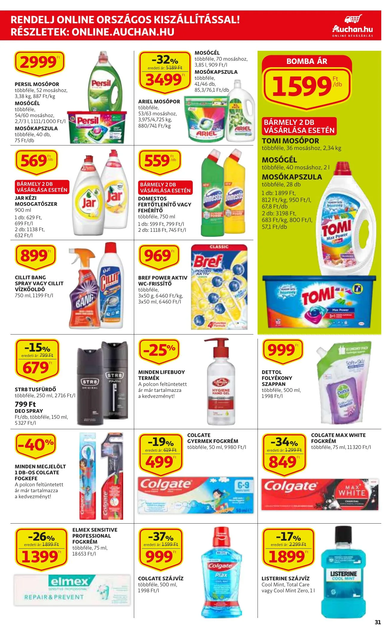 Auchan akciós újság 08.19–08.25 – 31. oldal