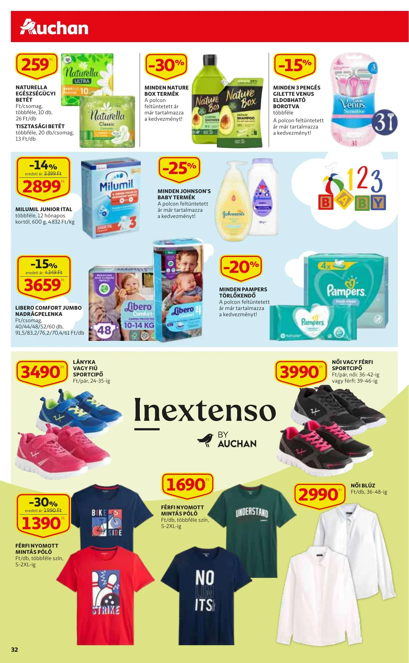 Auchan akciós újság 08.19–08.25 – 32. oldal