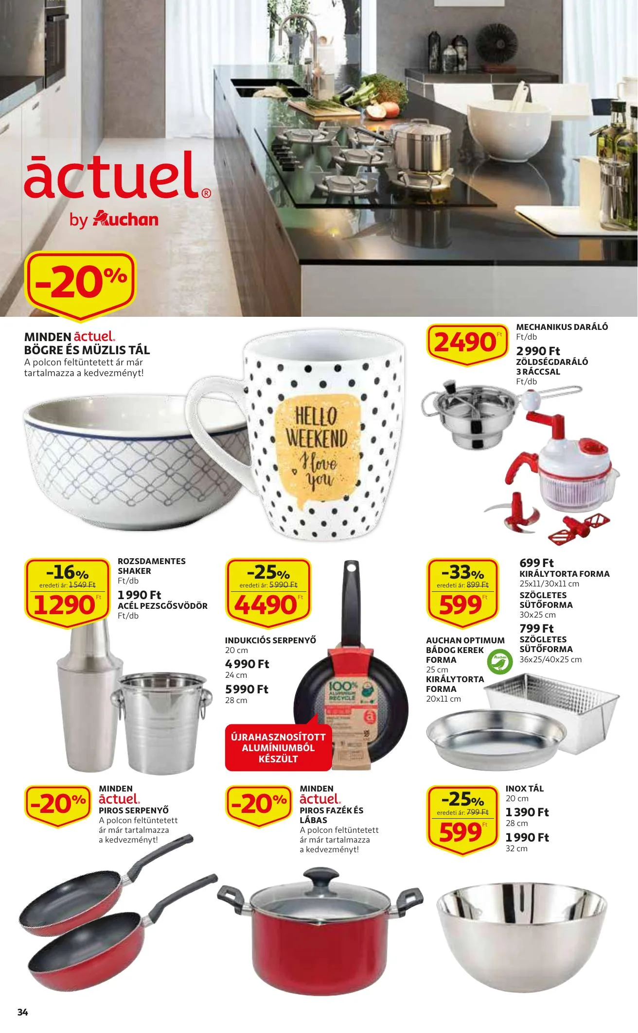 Auchan akciós újság 08.19–08.25 – 34. oldal