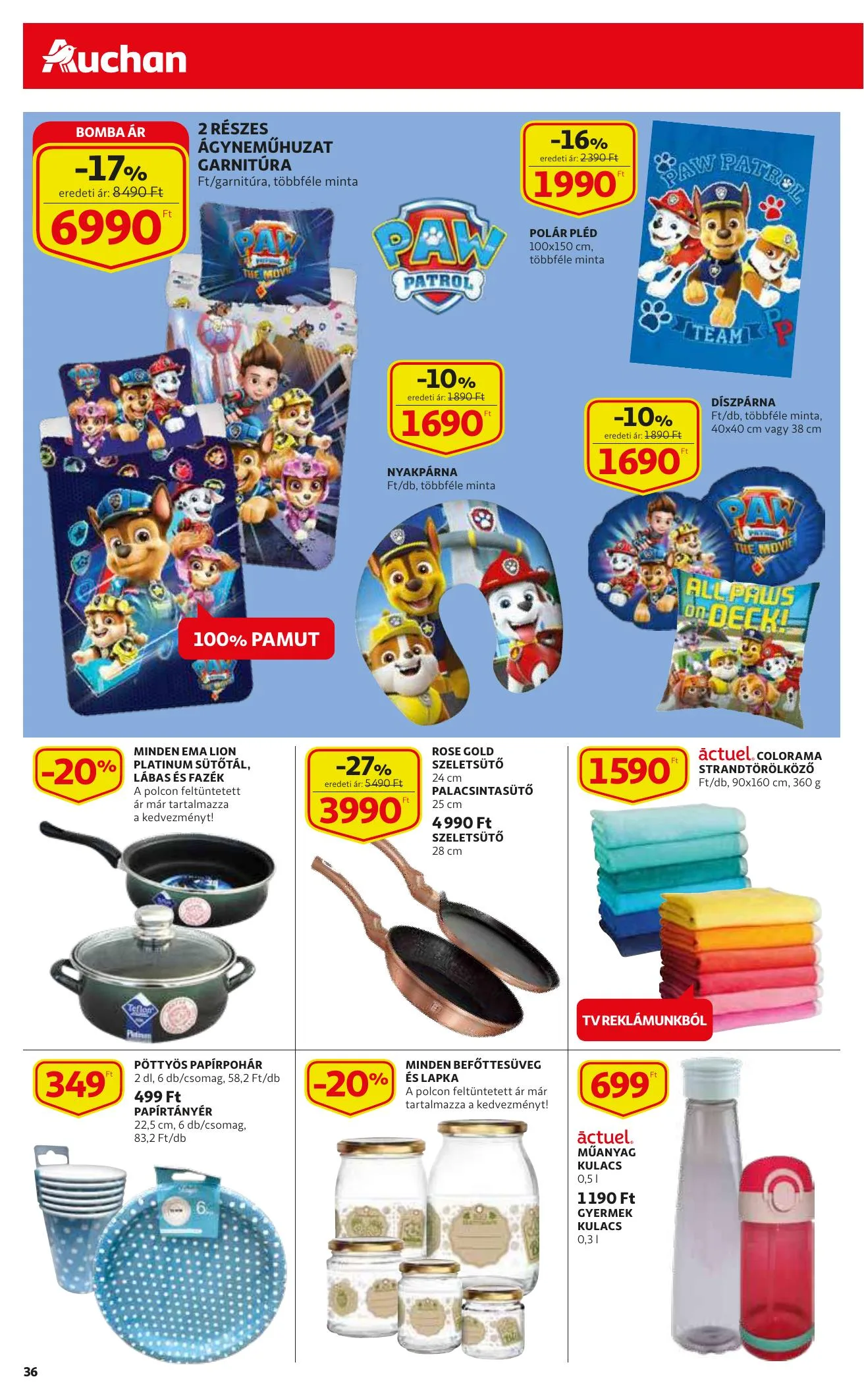Auchan akciós újság 08.19–08.25 – 36. oldal
