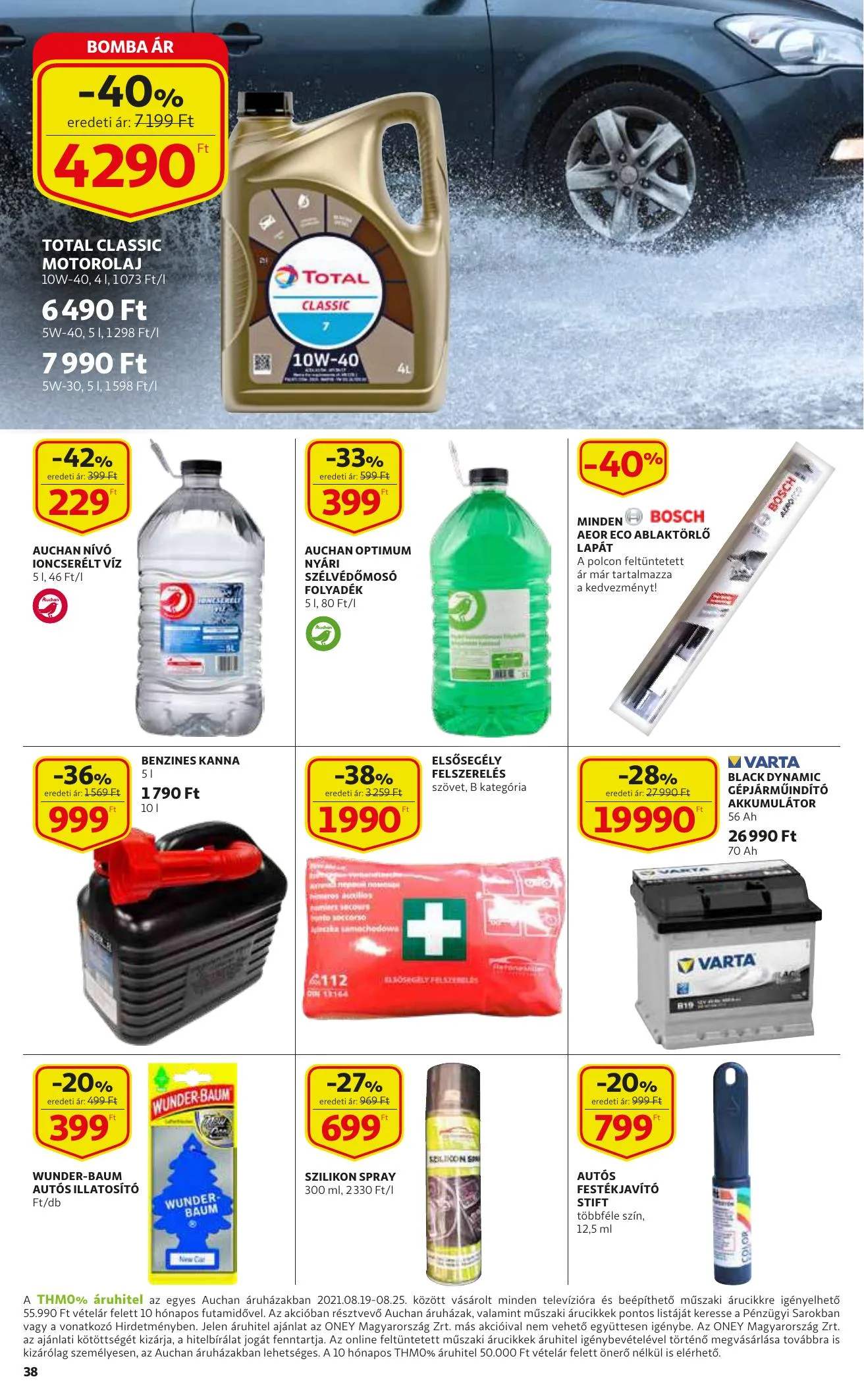 Auchan akciós újság 08.19–08.25 – 38. oldal