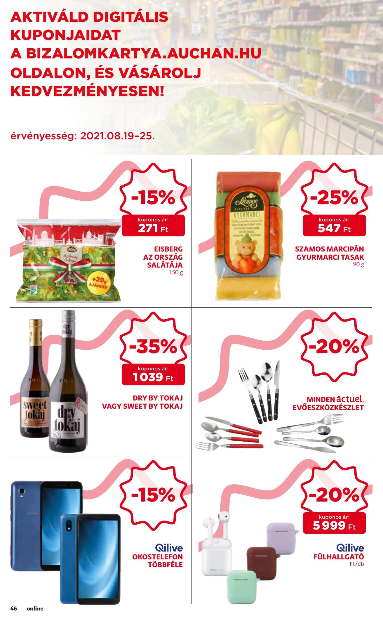 Auchan akciós újság 08.19–08.25 – 46. oldal