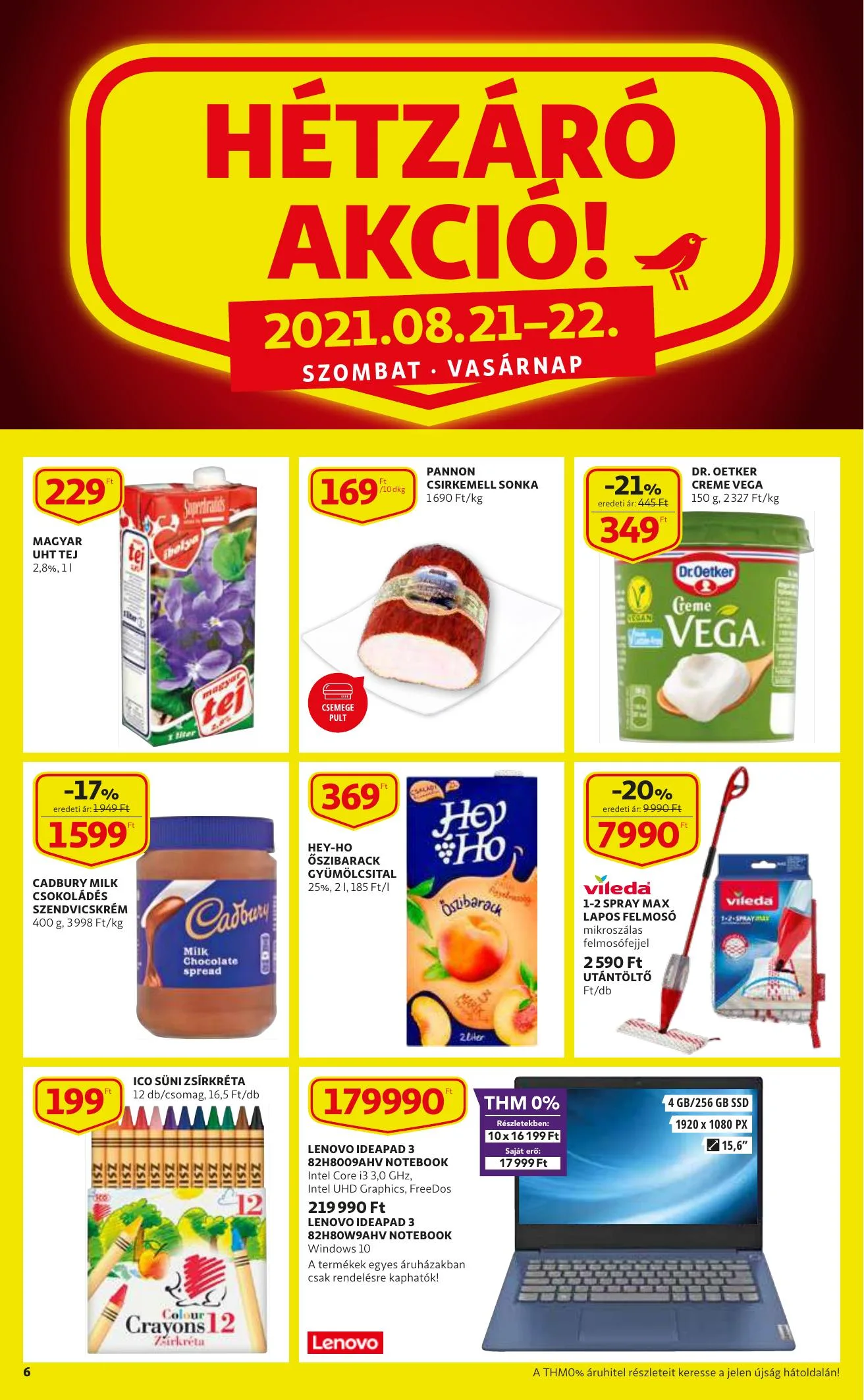 Auchan akciós újság 08.19–08.25 – 6. oldal