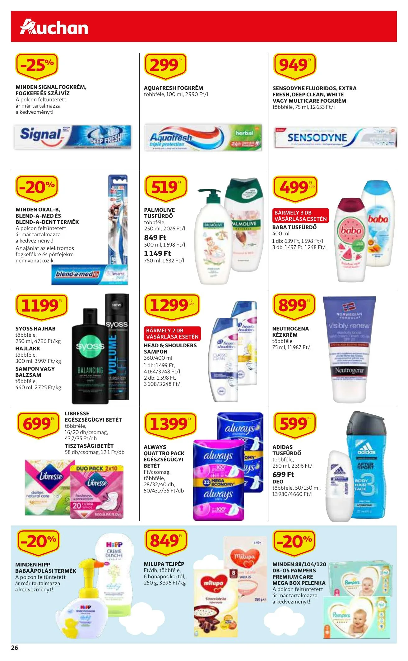Auchan akciós újság 08.26–09.01 – 26. oldal